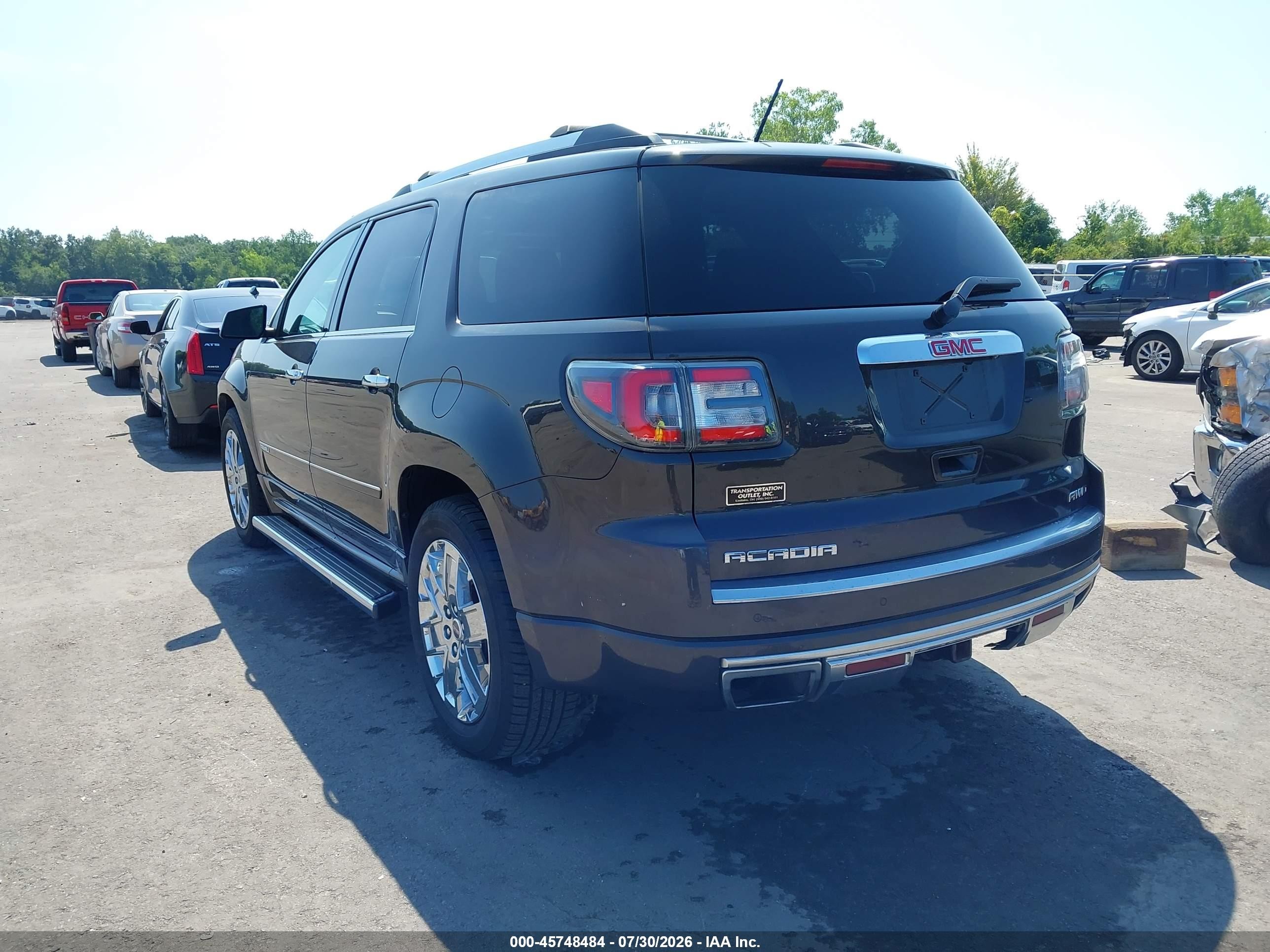 2015 Gmc Acadia Denali Gray vin: 1GKKVTKD4FJ114845