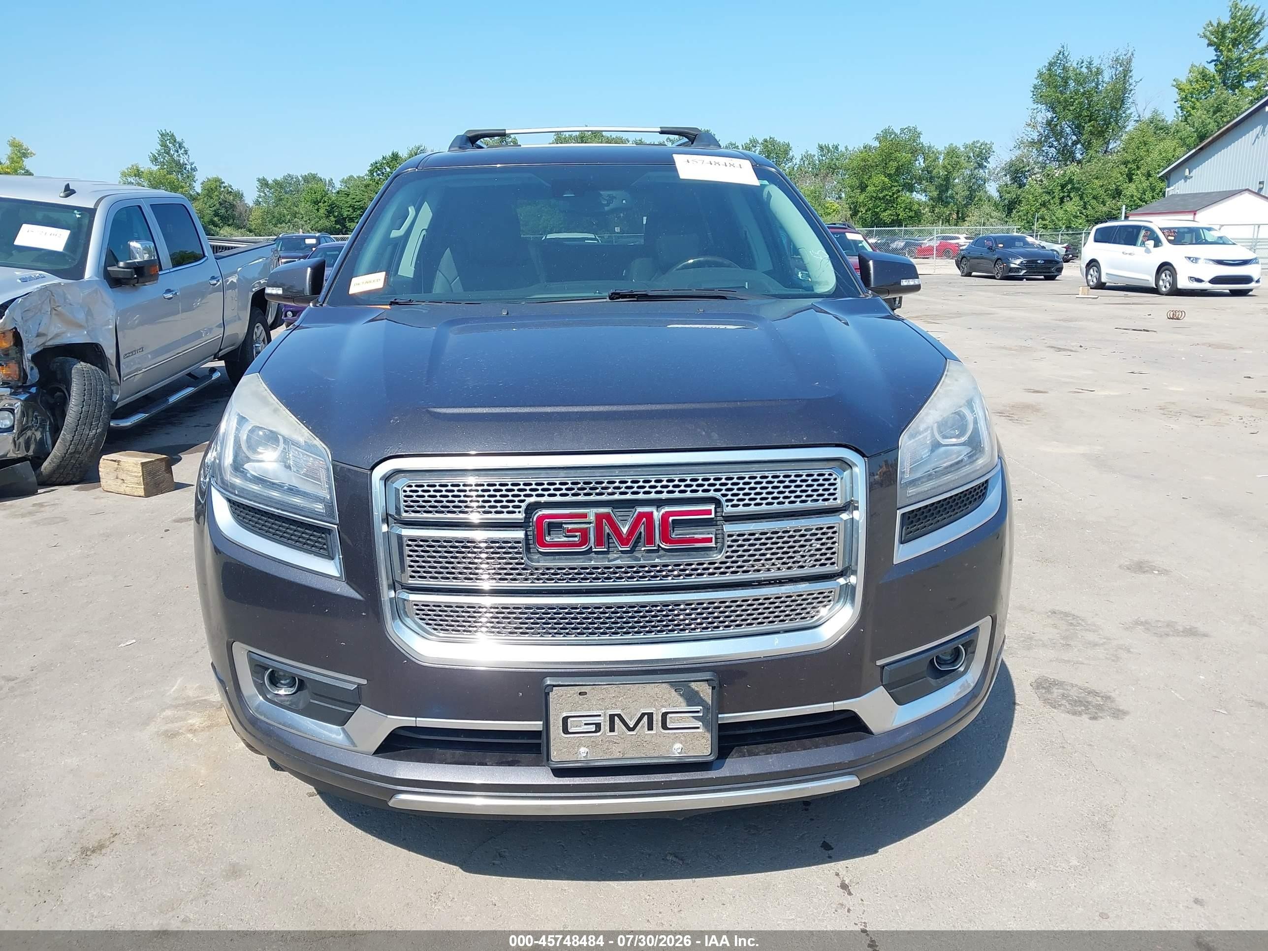 2015 Gmc Acadia Denali Gray vin: 1GKKVTKD4FJ114845