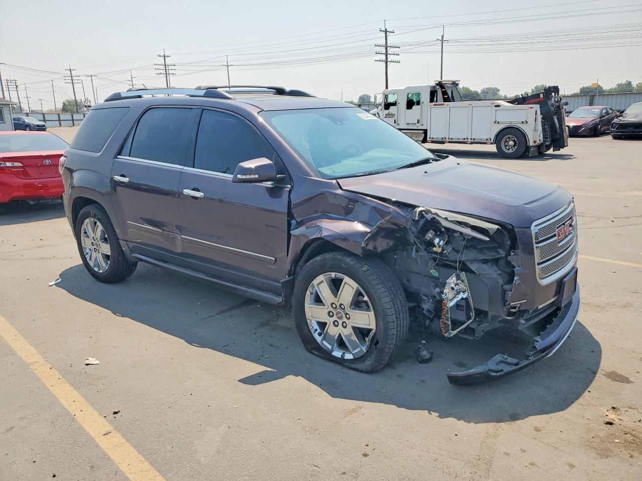 2015 Gmc Acadia Denali Purple vin: 1GKKVTKD4FJ118443