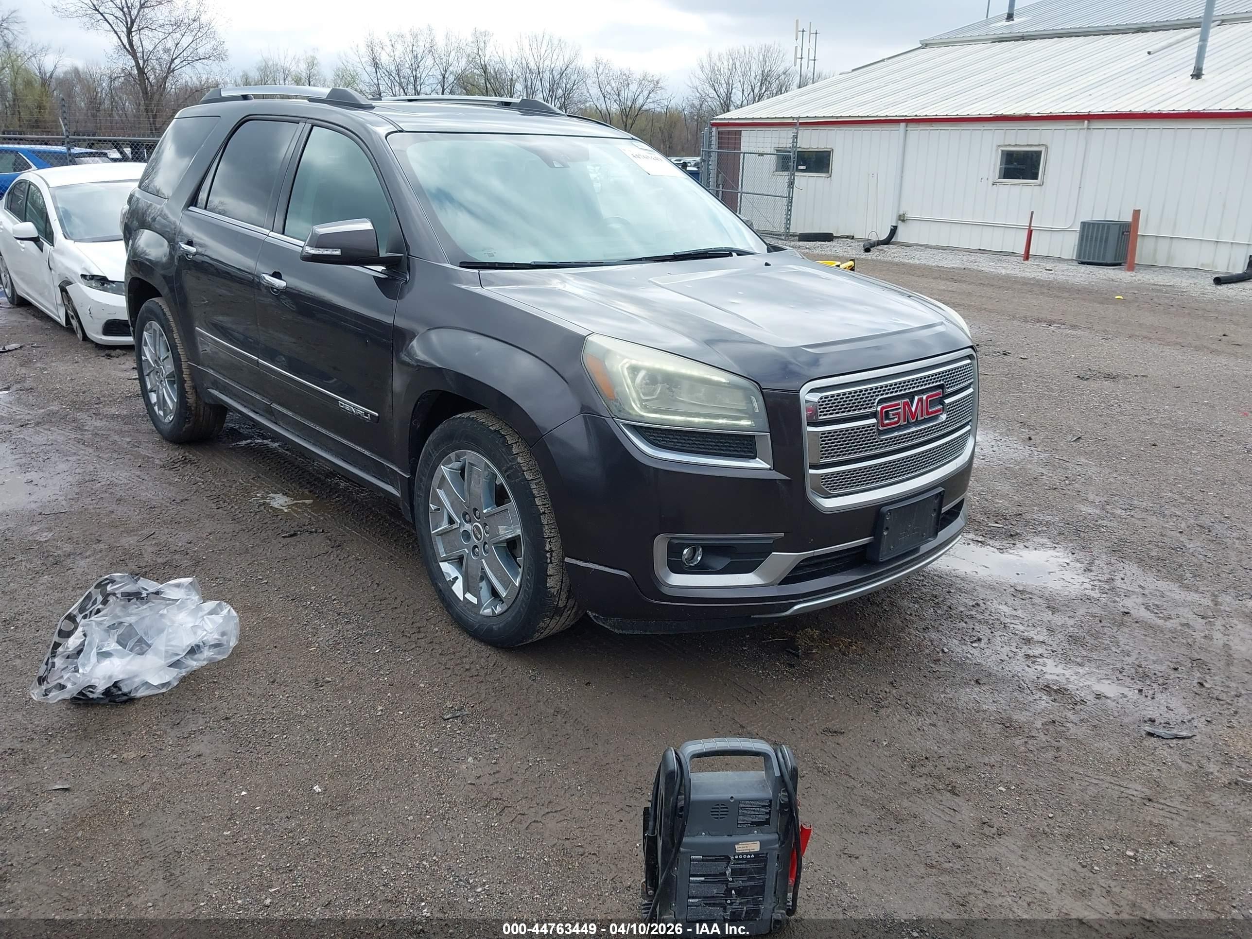 2015 Gmc Acadia Denali Gray vin: 1GKKVTKD4FJ233575