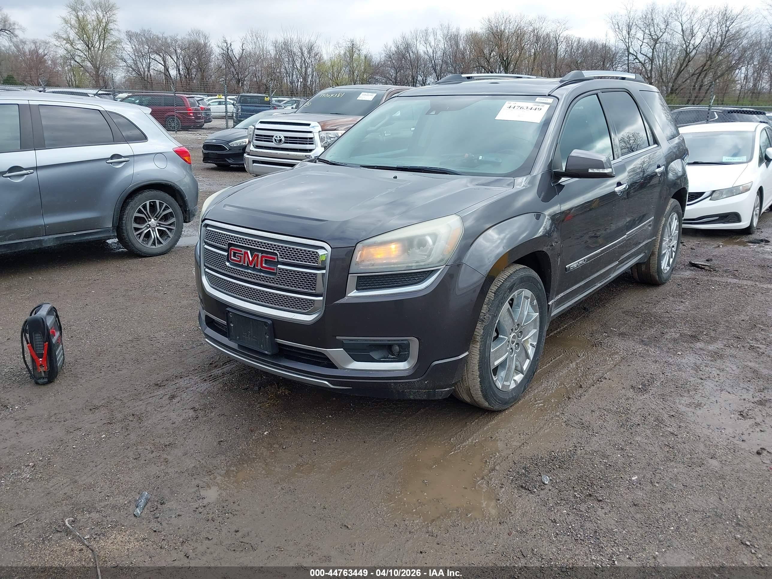 2015 Gmc Acadia Denali Серый vin: 1GKKVTKD4FJ233575