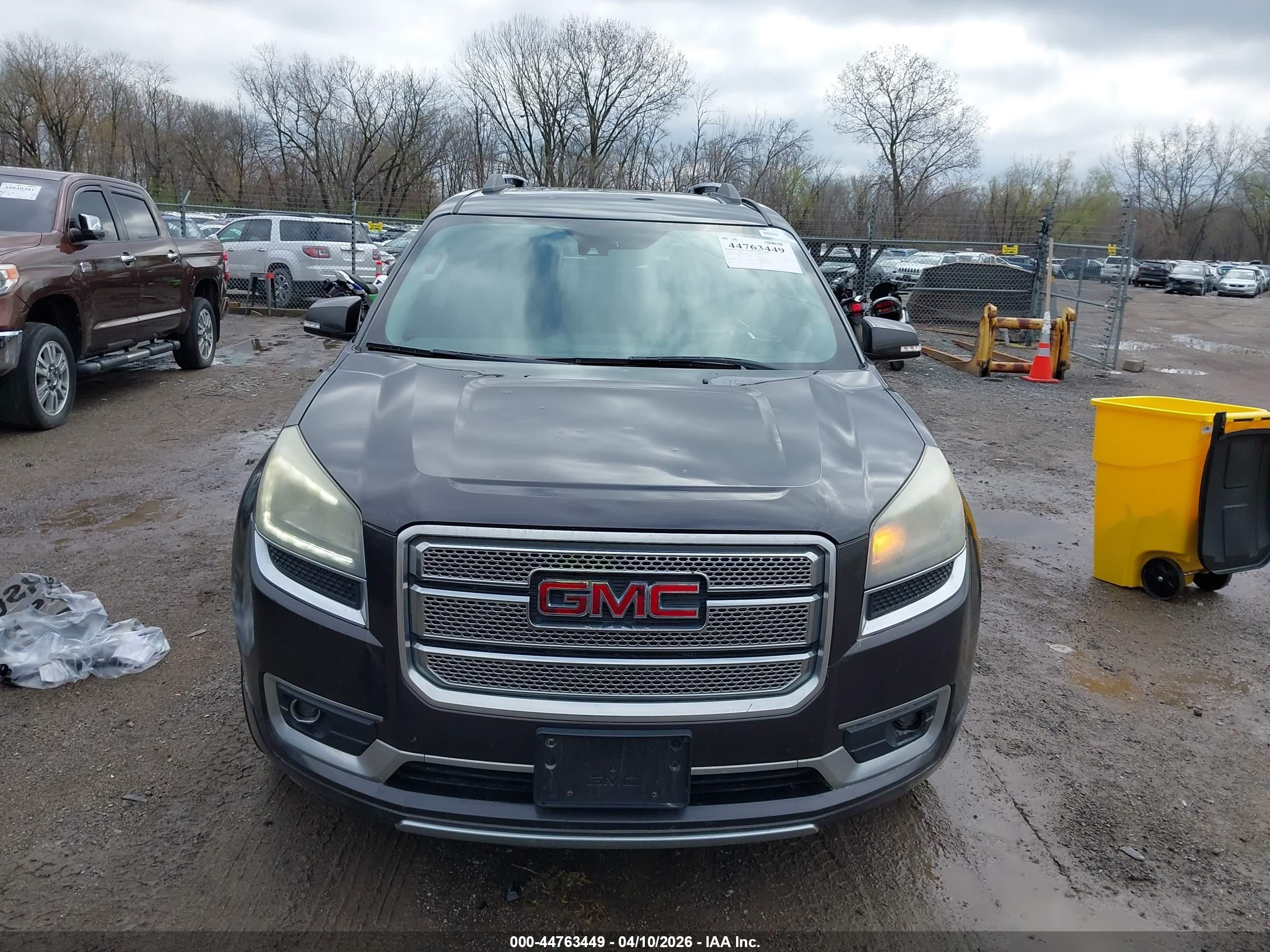 2015 Gmc Acadia Denali Серый vin: 1GKKVTKD4FJ233575