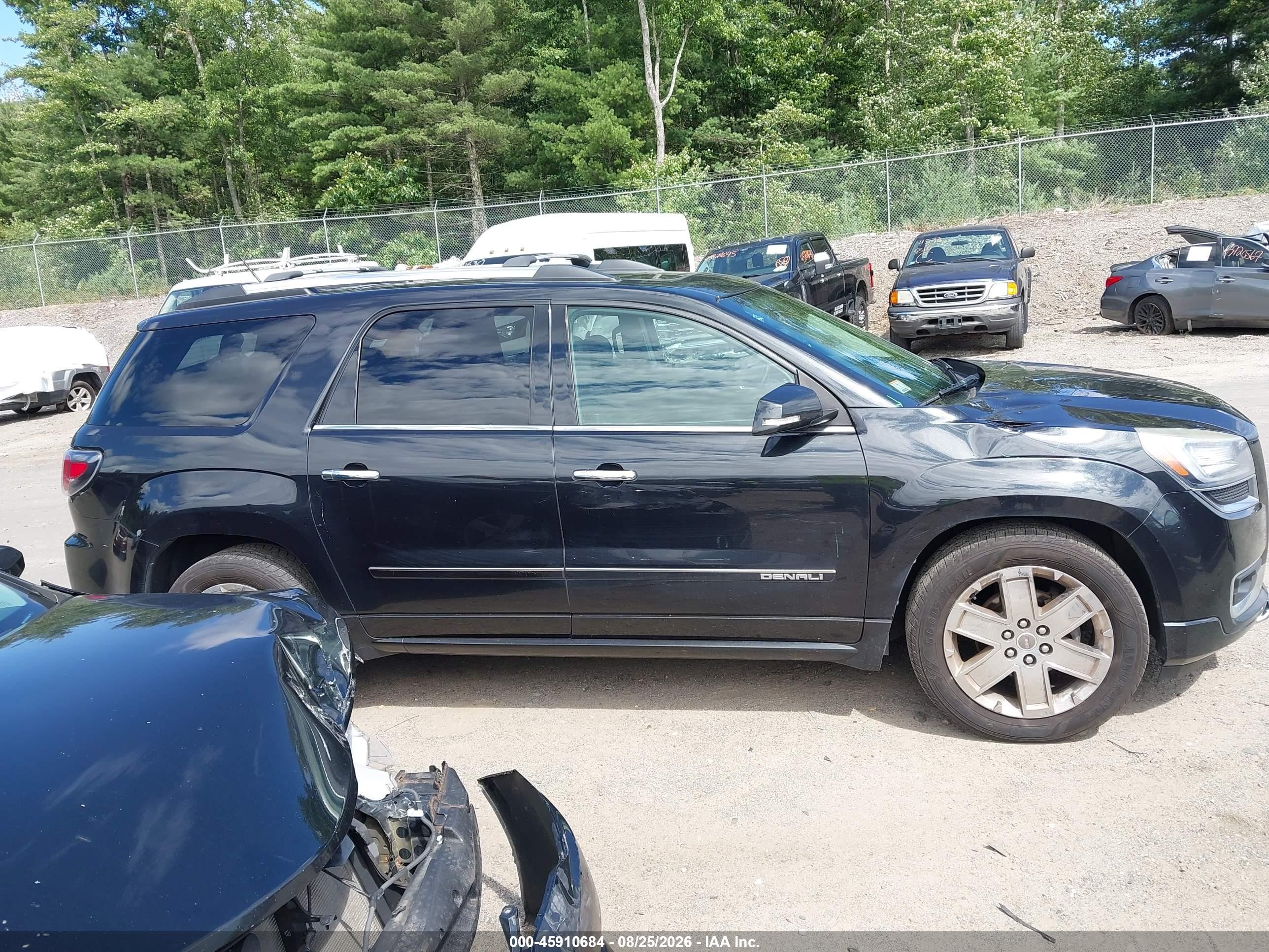 2015 Gmc Acadia Denali Черный vin: 1GKKVTKD4FJ252286