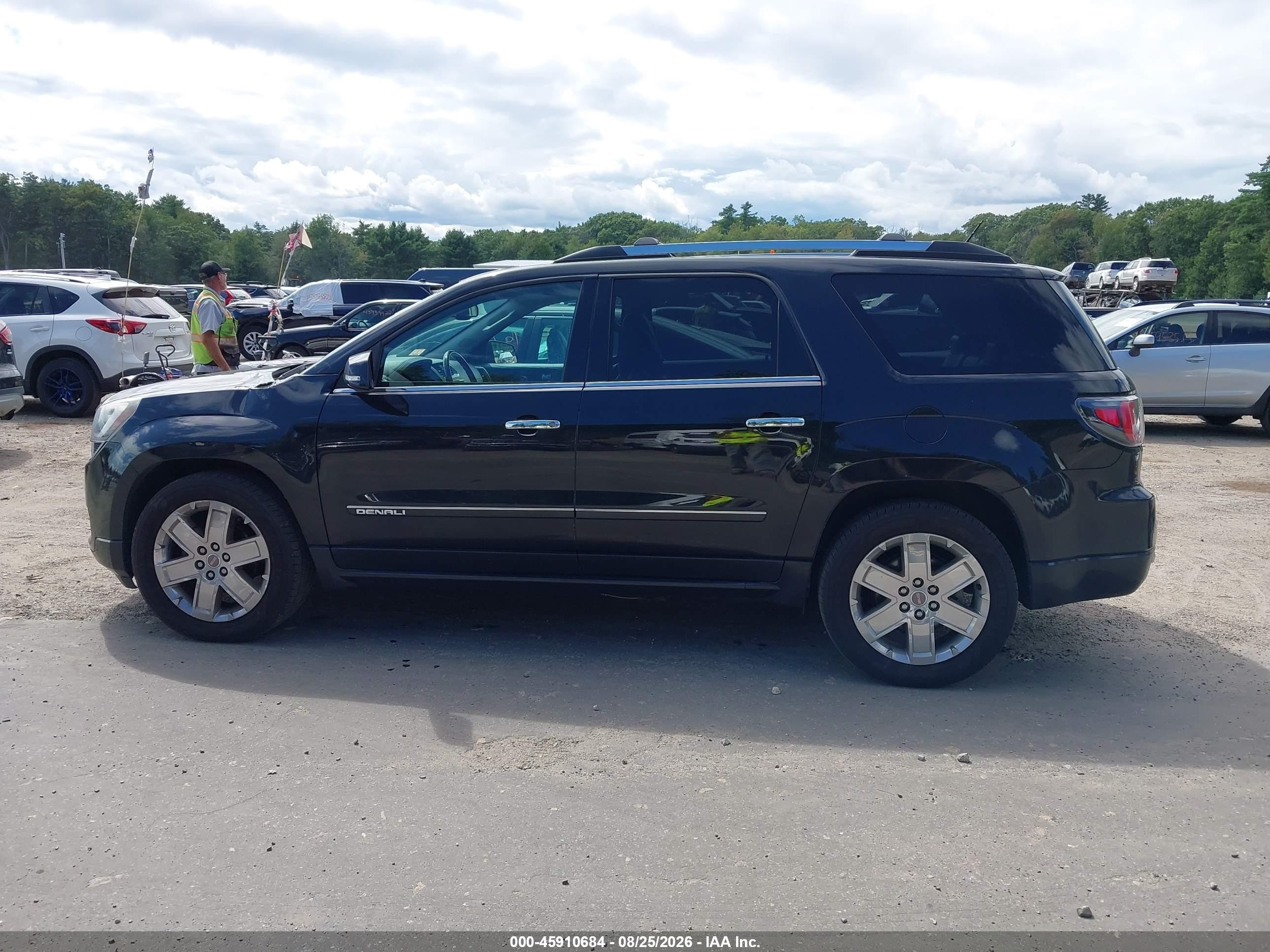 2015 Gmc Acadia Denali Черный vin: 1GKKVTKD4FJ252286