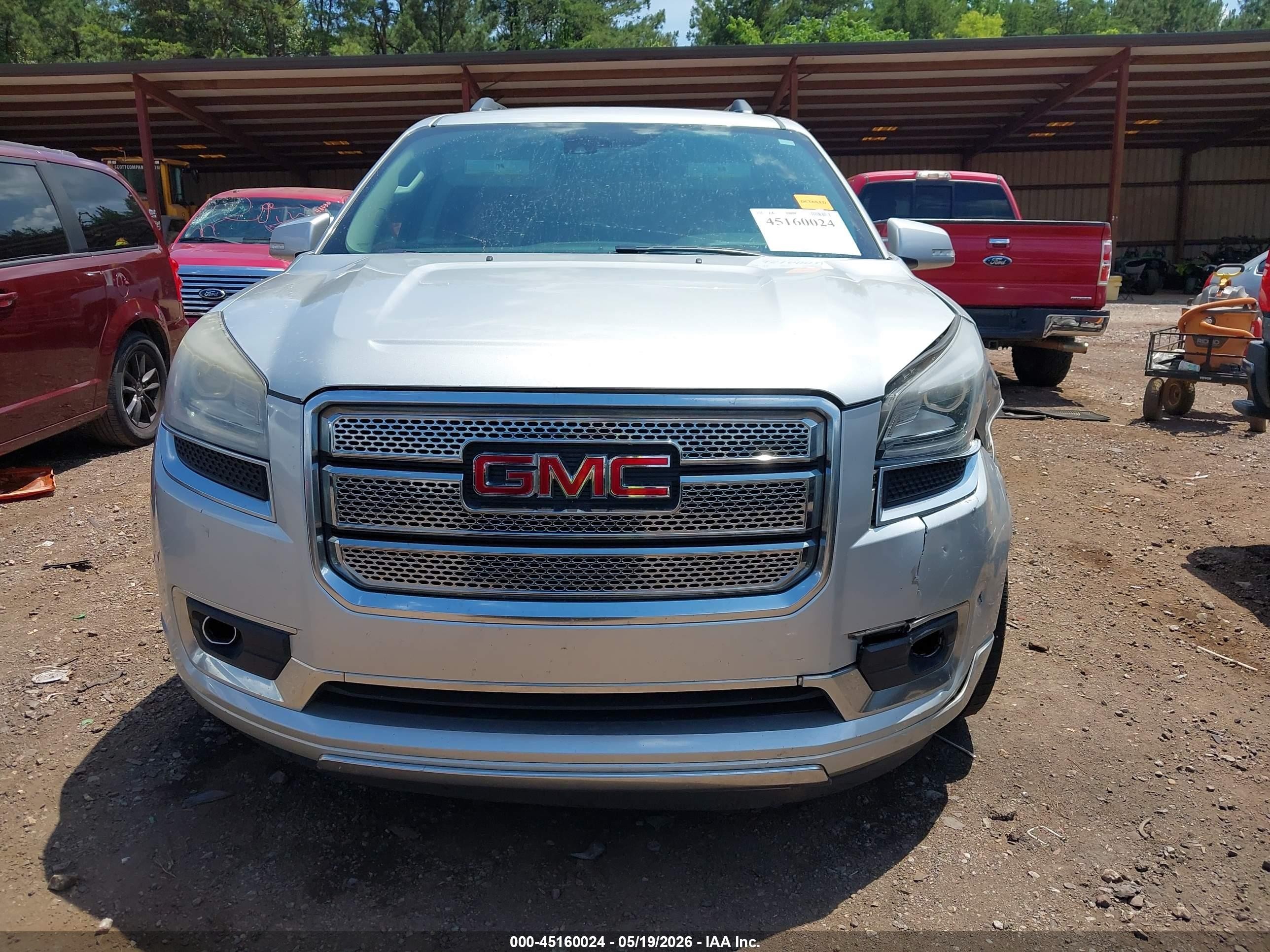 2015 Gmc Acadia Denali Silver vin: 1GKKVTKD4FJ265524