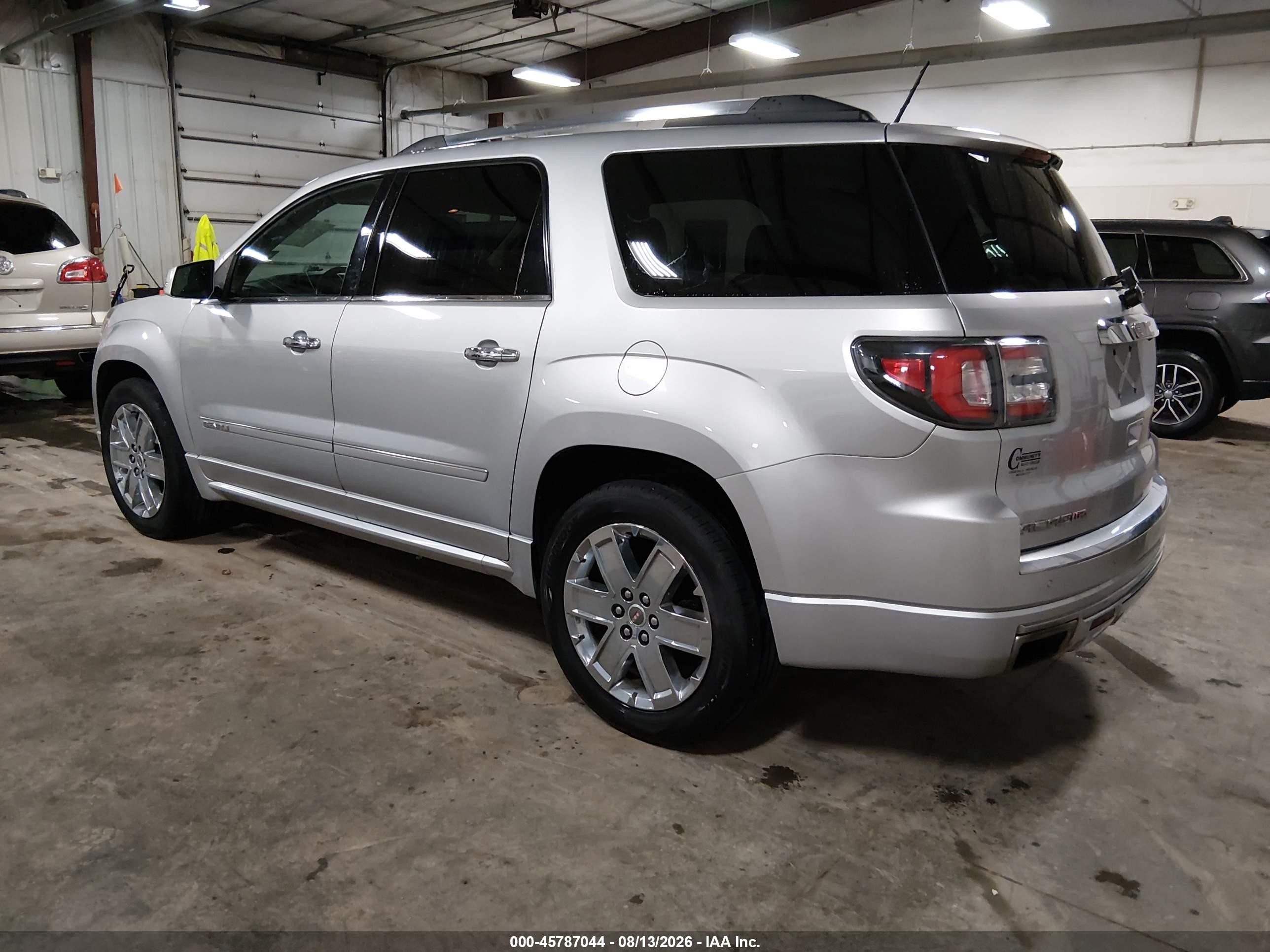 2015 Gmc Acadia Denali Silver vin: 1GKKVTKD4FJ304094