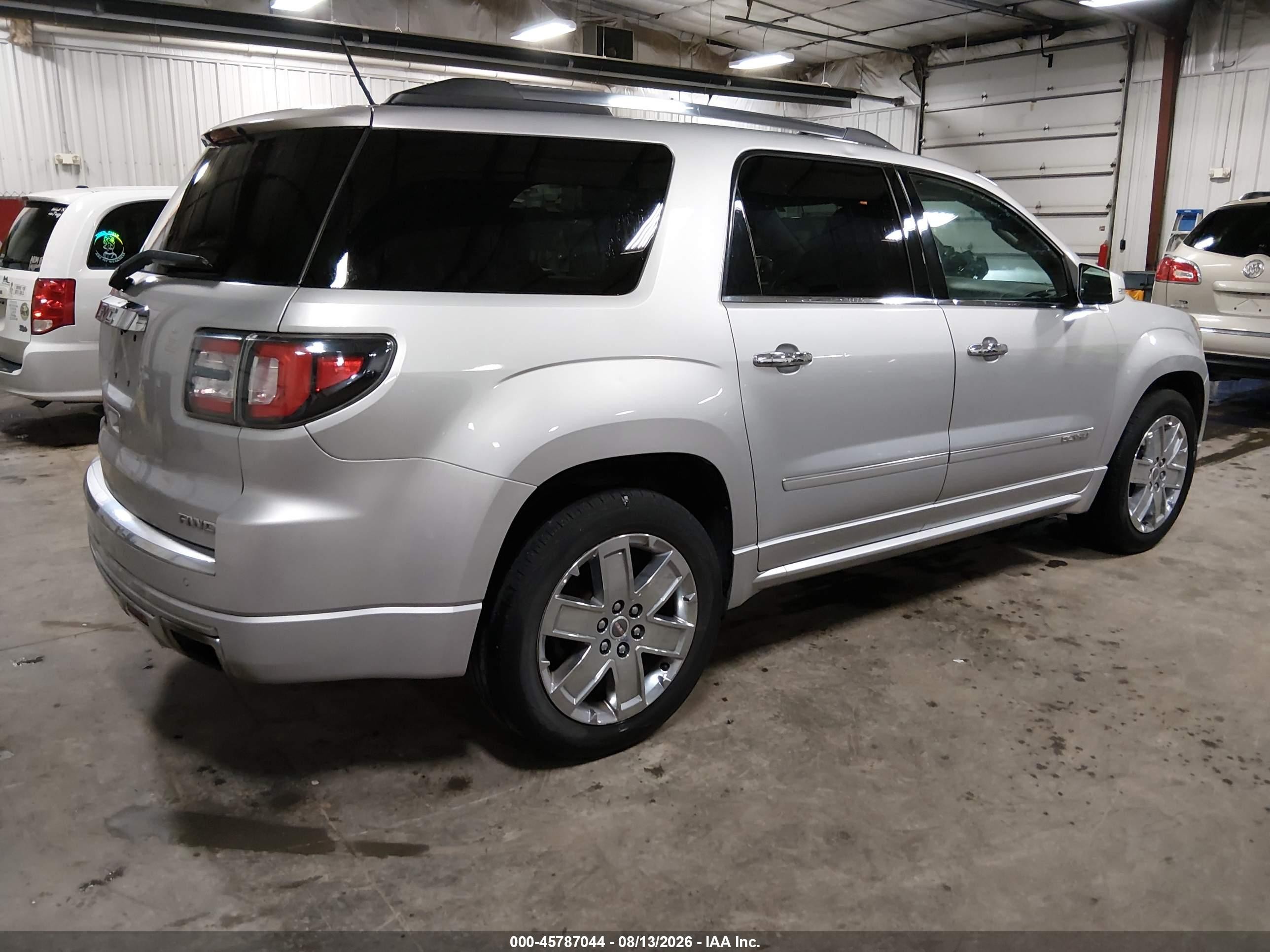 2015 Gmc Acadia Denali Silver vin: 1GKKVTKD4FJ304094