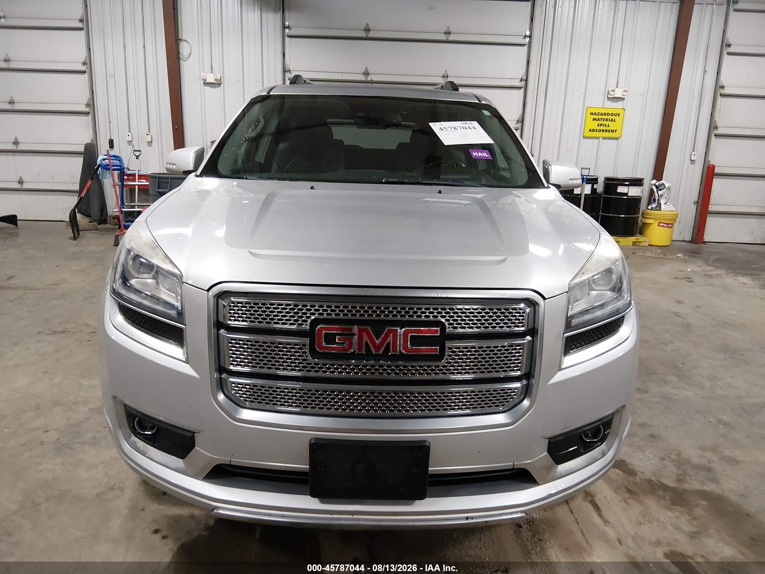 2015 Gmc Acadia Denali Silver vin: 1GKKVTKD4FJ304094