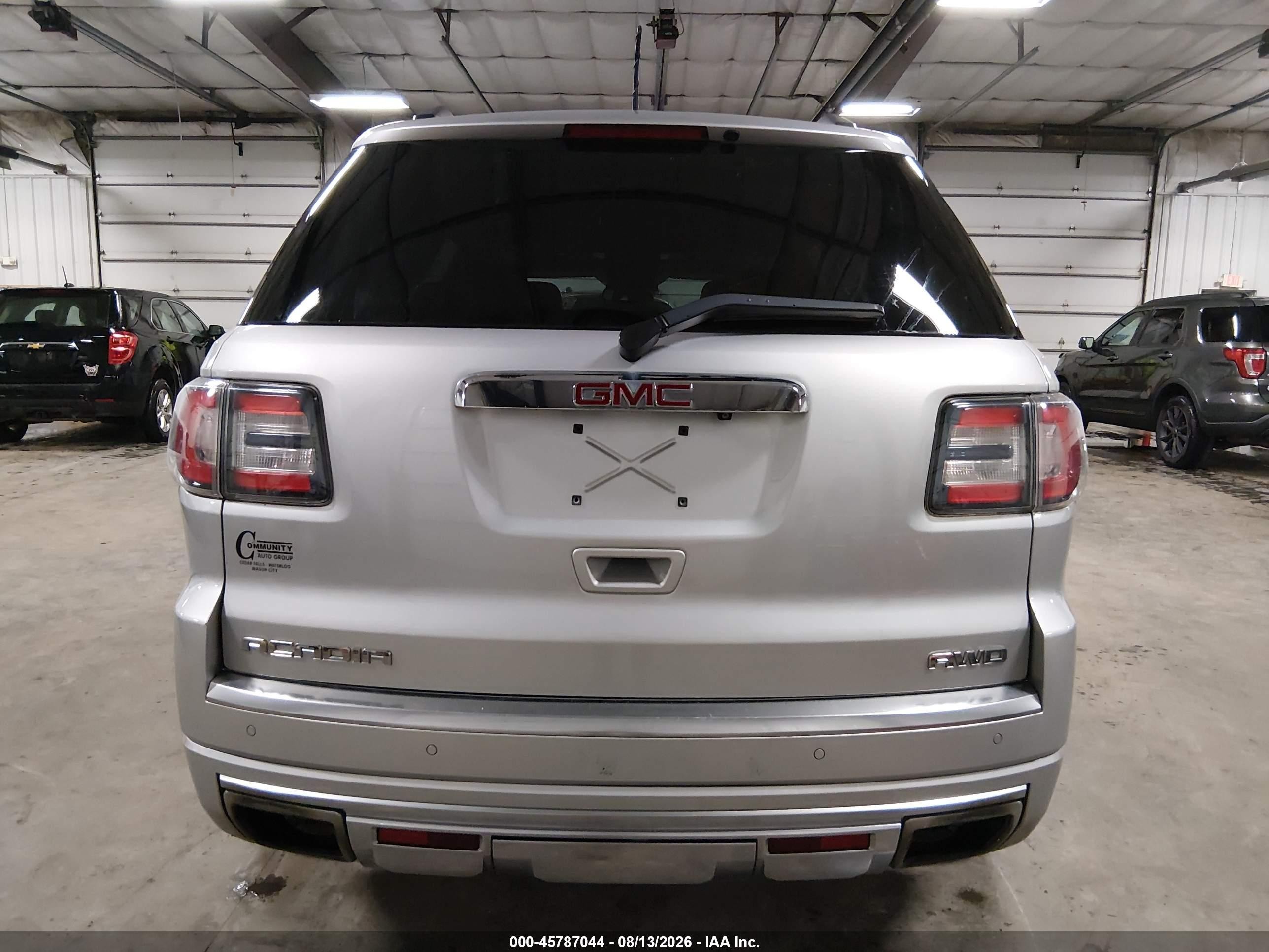 2015 Gmc Acadia Denali Silver vin: 1GKKVTKD4FJ304094