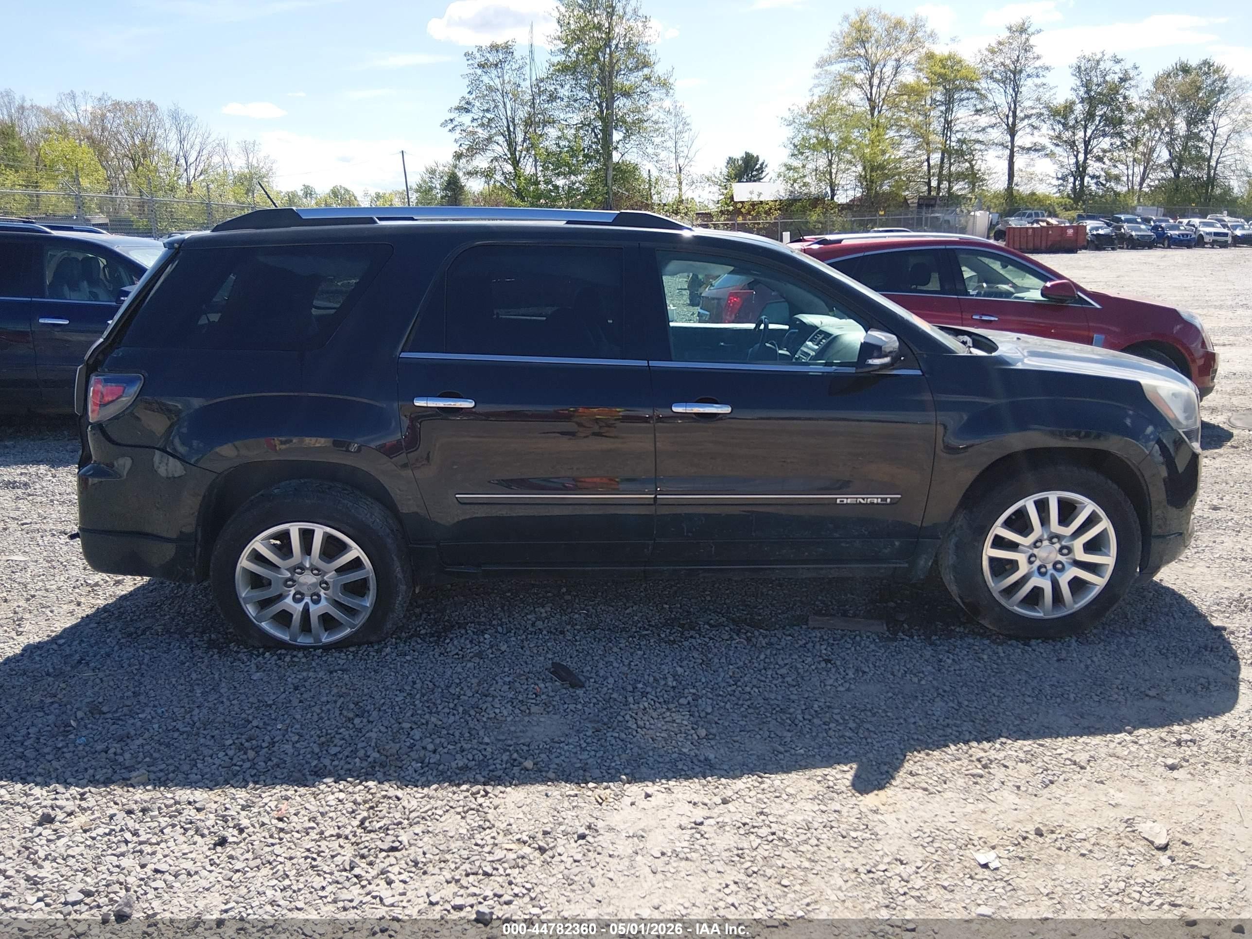 2015 Gmc Acadia Denali Black vin: 1GKKVTKD4FJ305164