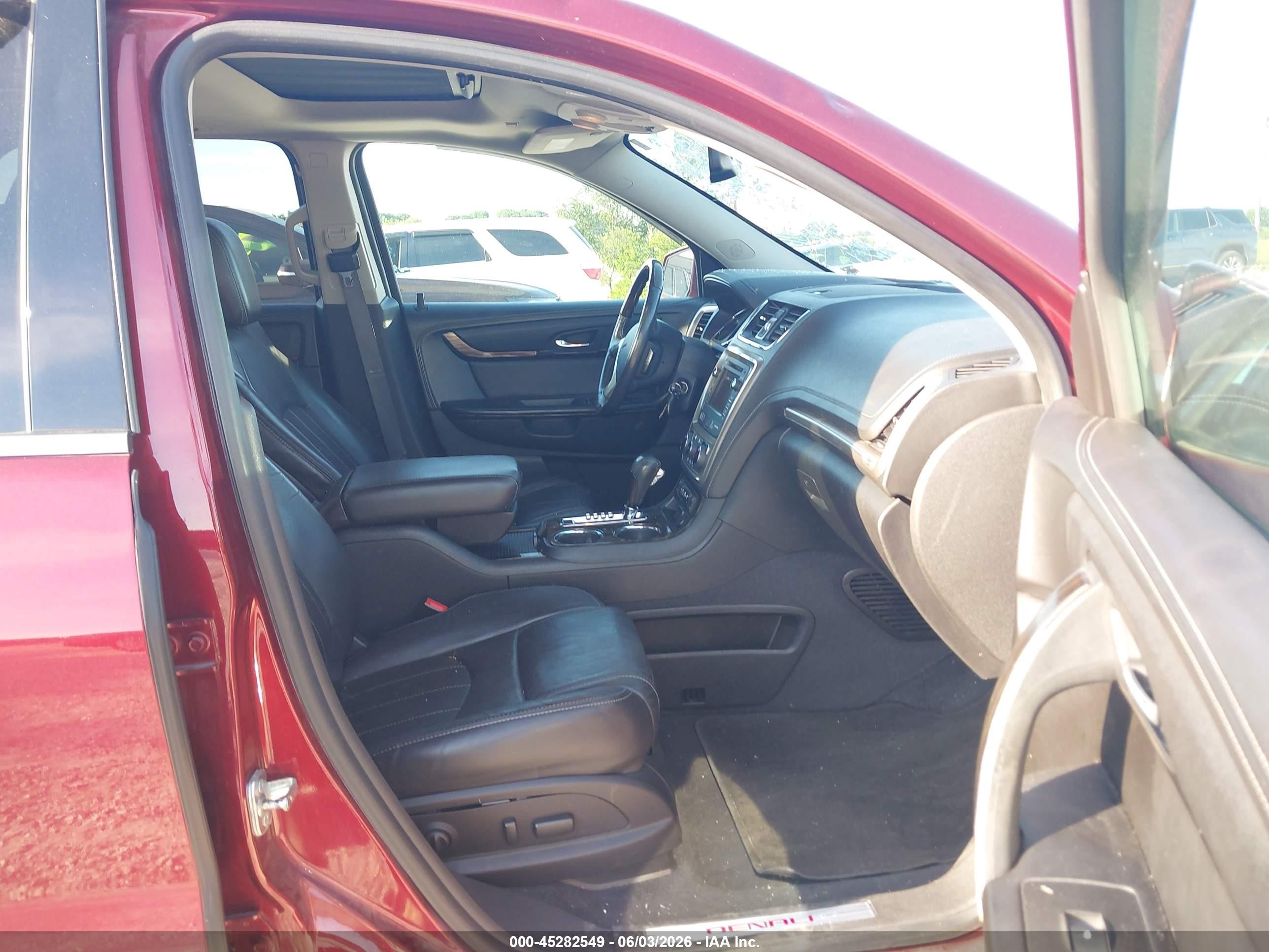2015 Gmc Acadia Denali Red vin: 1GKKVTKD4FJ309120