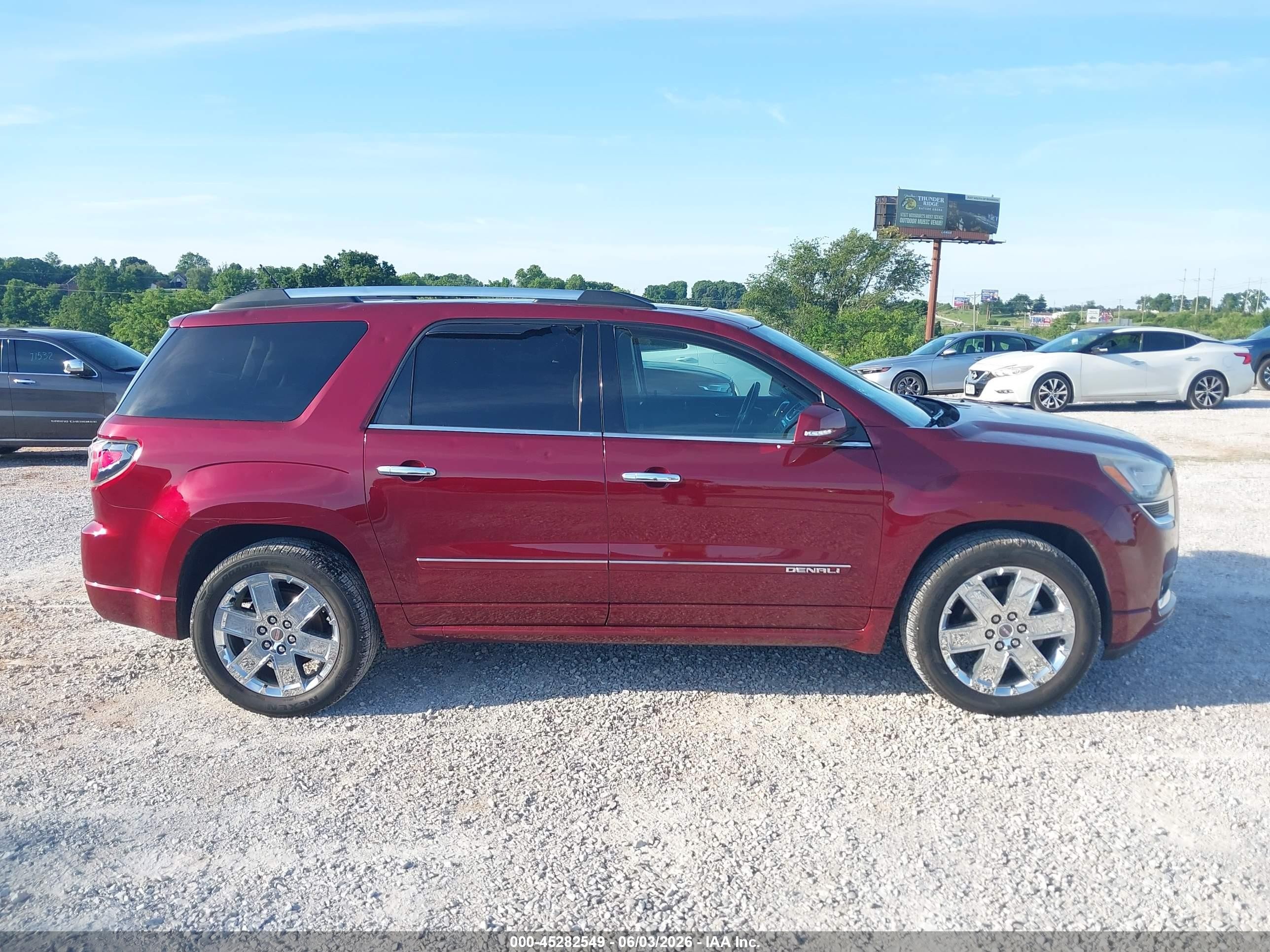 2015 Gmc Acadia Denali Red vin: 1GKKVTKD4FJ309120