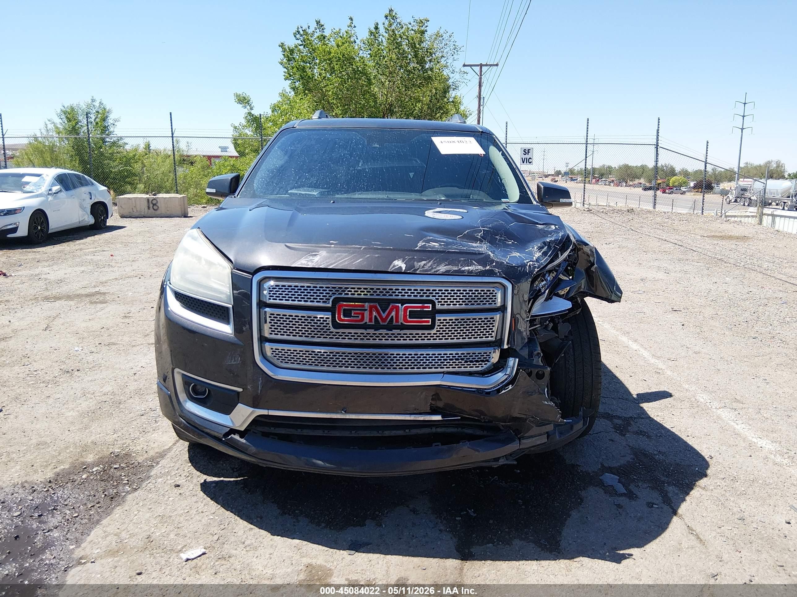 2015 Gmc Acadia Denali Brown vin: 1GKKVTKD4FJ383315