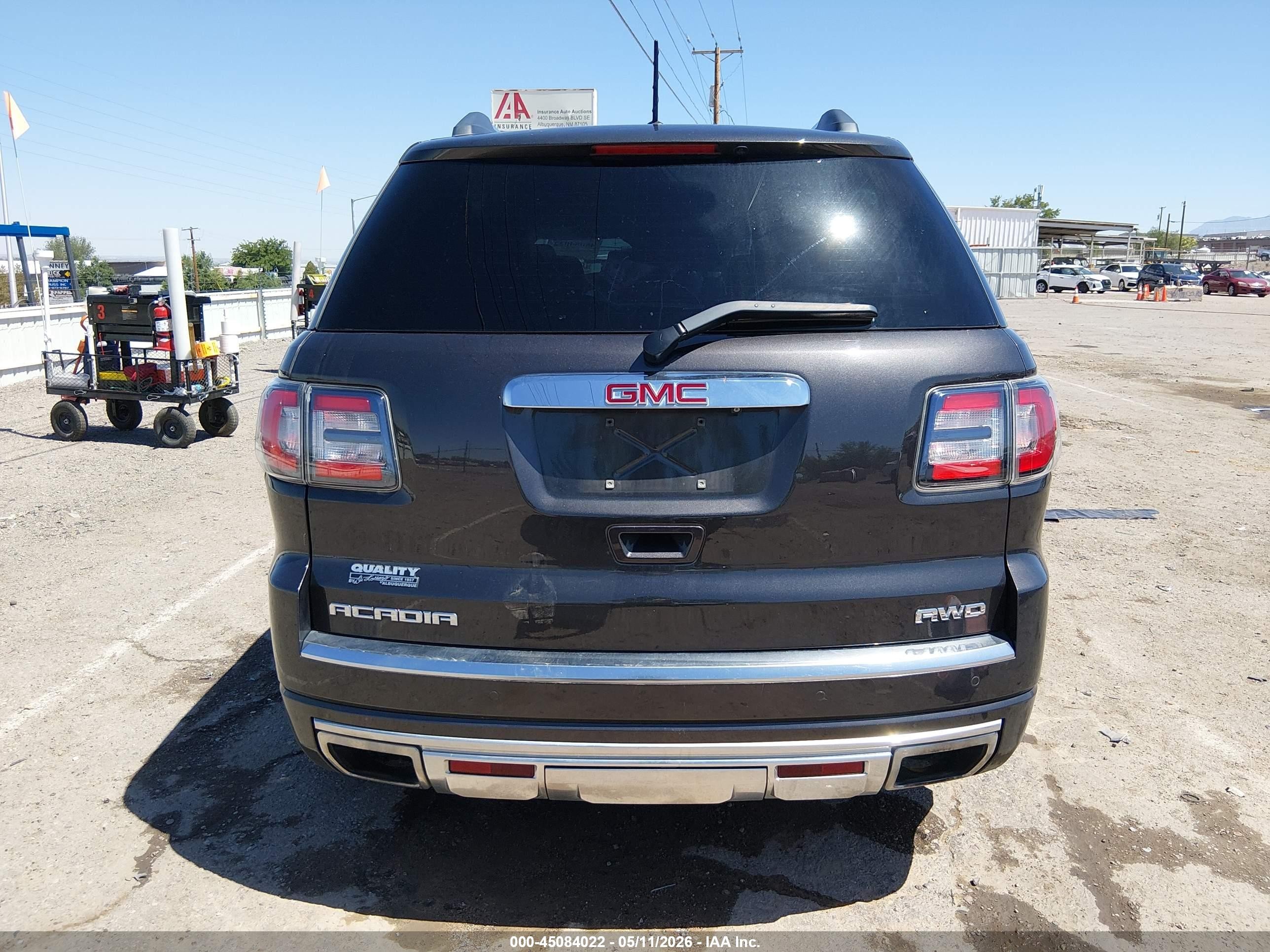 2015 Gmc Acadia Denali Brown vin: 1GKKVTKD4FJ383315