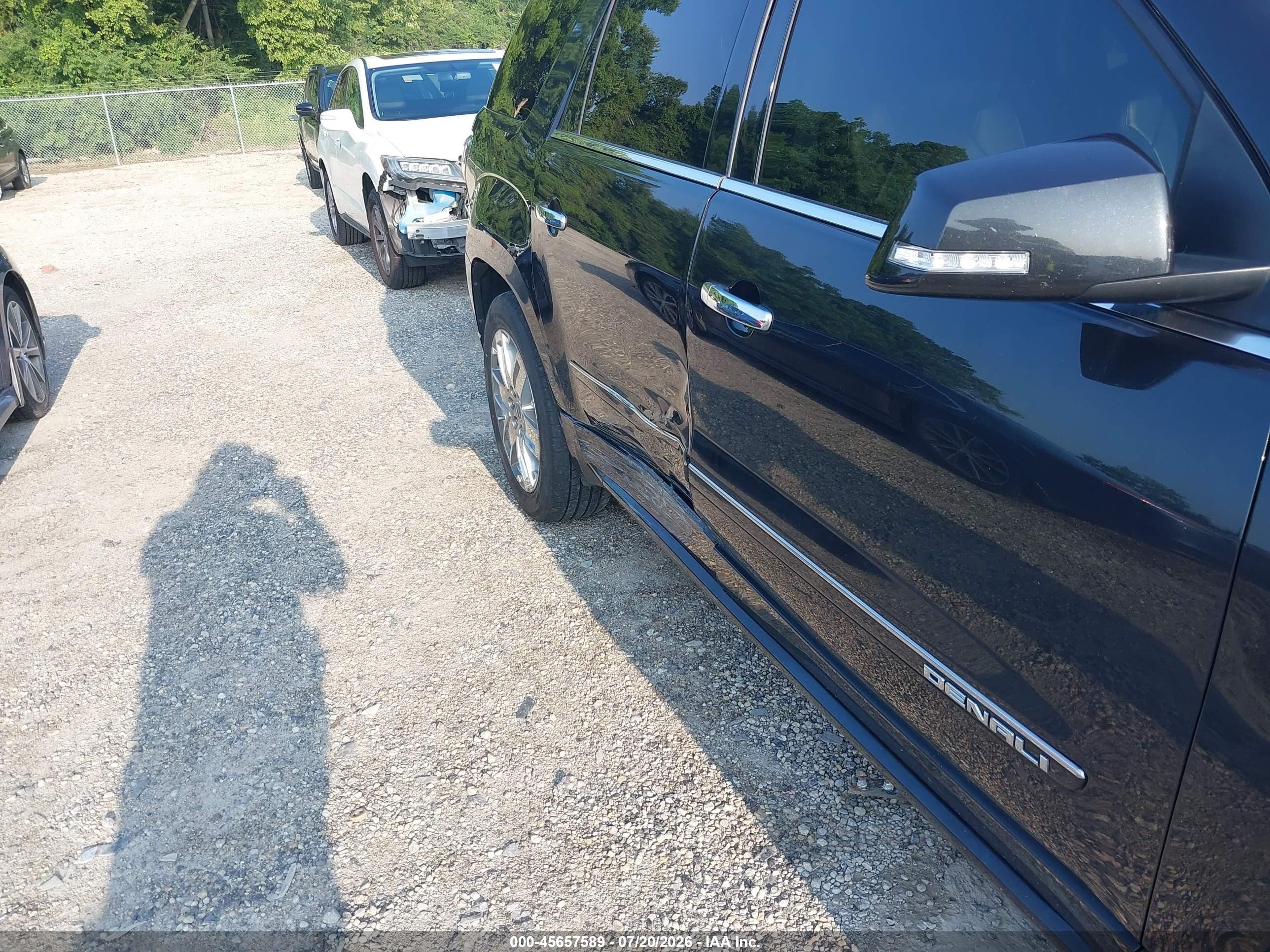 2015 Gmc Acadia Denali Black vin: 1GKKVTKD5FJ195516