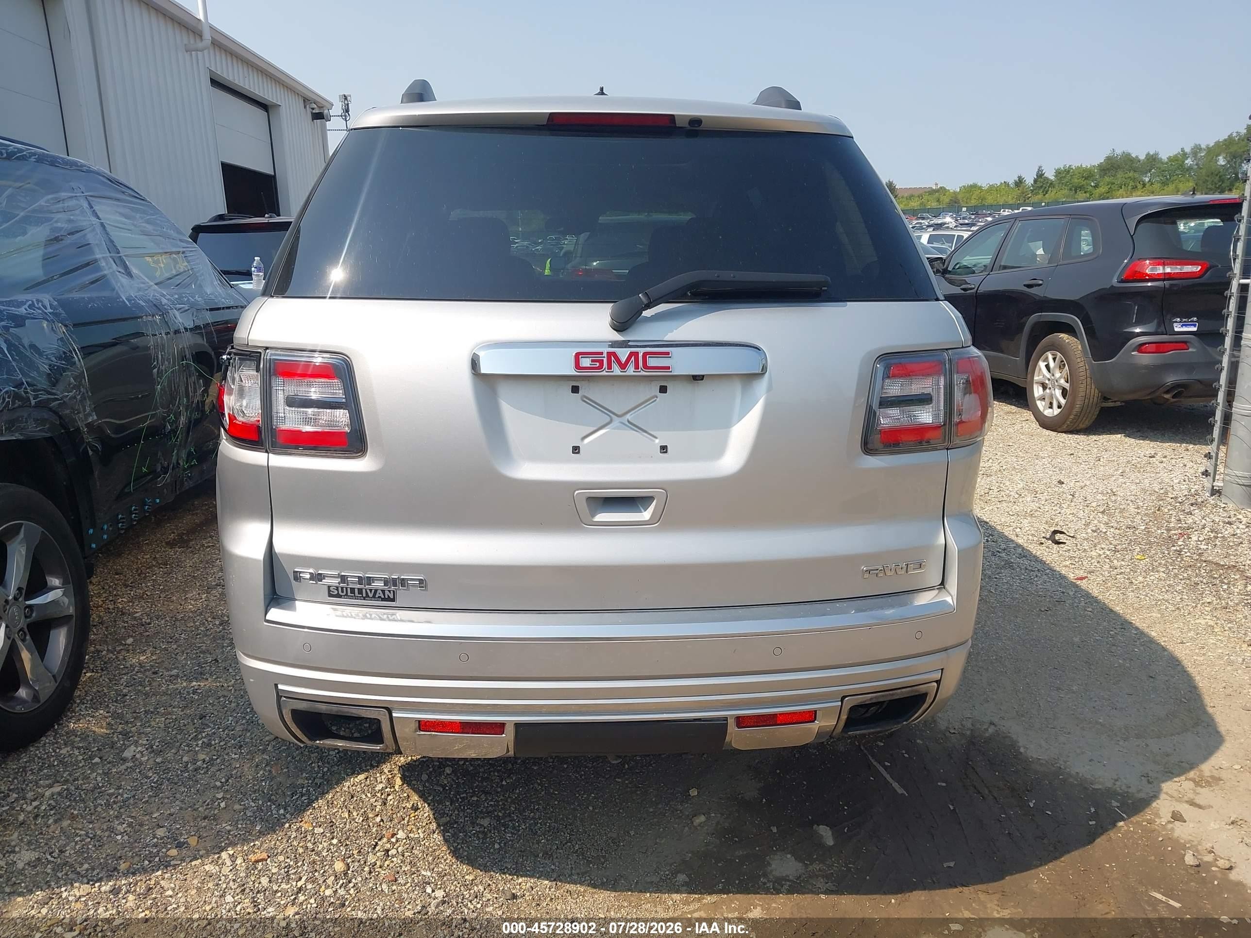 2015 Gmc Acadia Denali Silver vin: 1GKKVTKD5FJ242138