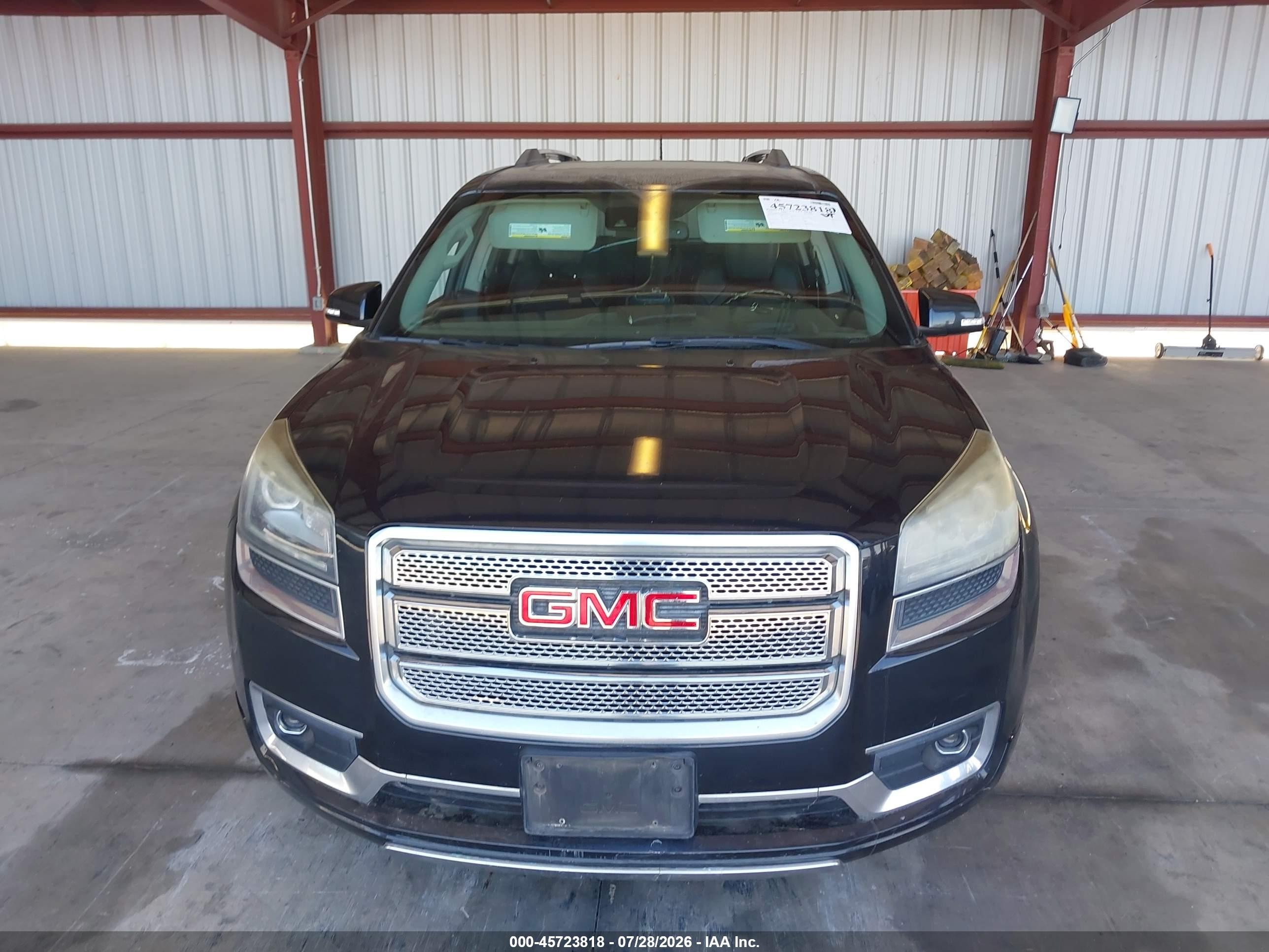 2015 Gmc Acadia Denali Black vin: 1GKKVTKD5FJ243435