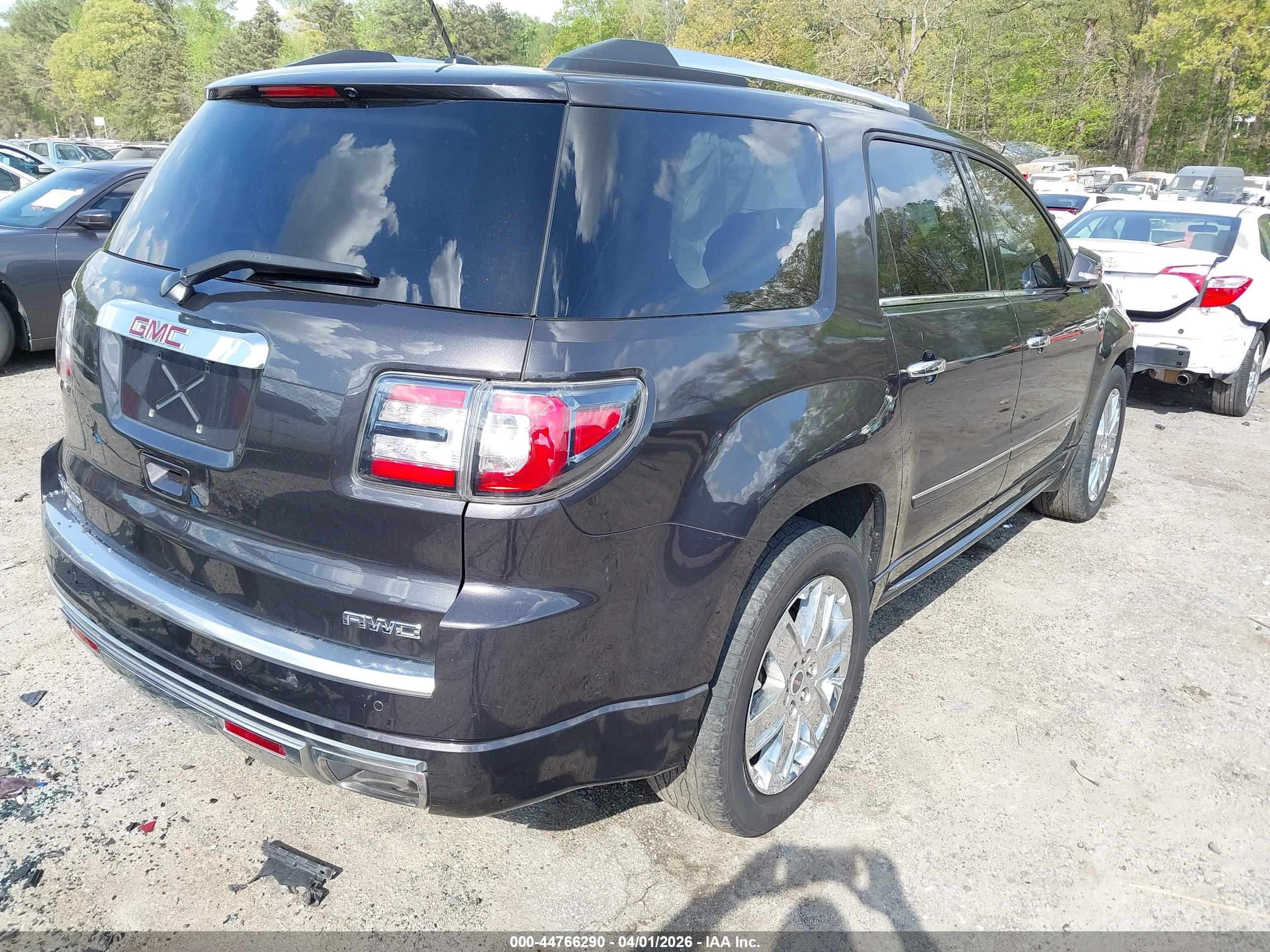 2015 Gmc Acadia Denali Brown vin: 1GKKVTKD5FJ355474