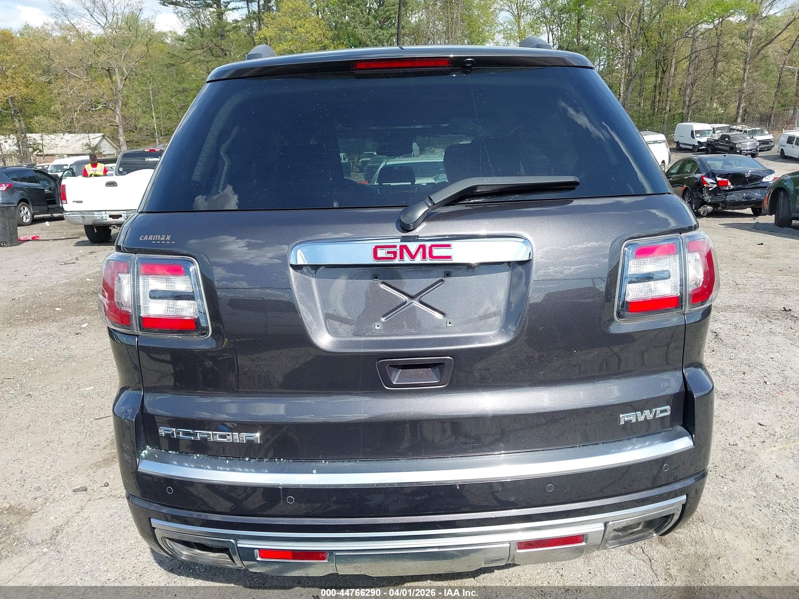 2015 Gmc Acadia Denali Brown vin: 1GKKVTKD5FJ355474