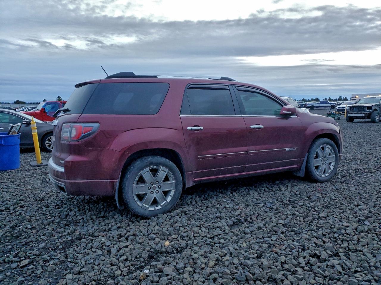 2015 Gmc Acadia Denali Burgundy vin: 1GKKVTKD6FJ346184