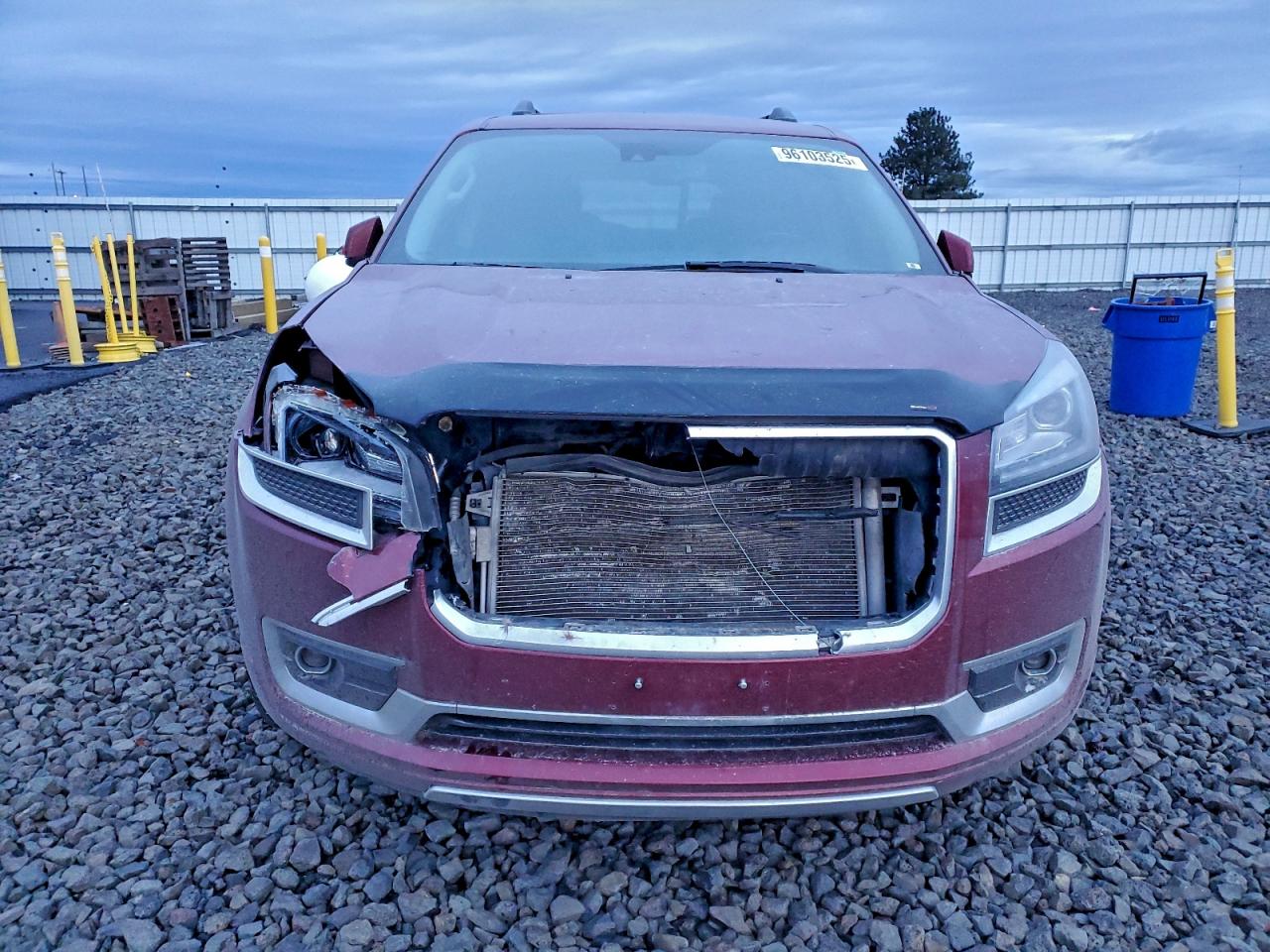 2015 Gmc Acadia Denali Burgundy vin: 1GKKVTKD6FJ346184