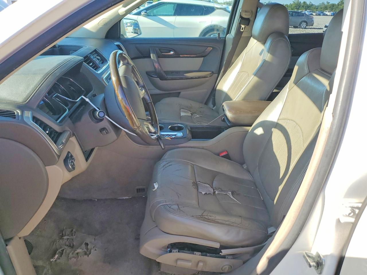 2014 Gmc Acadia Denali White vin: 1GKKVTKD7EJ139768