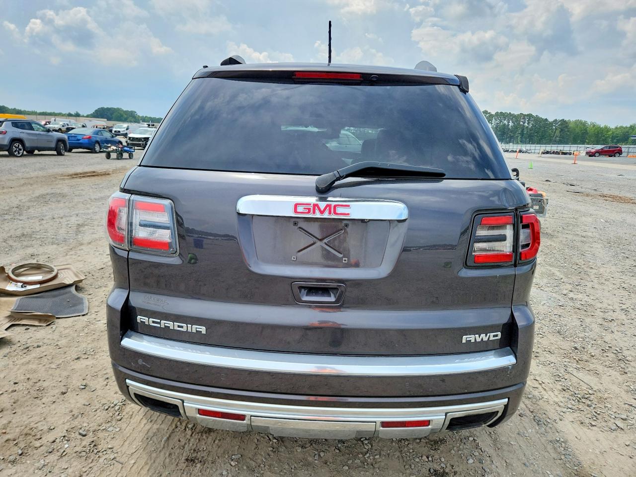2015 Gmc Acadia Denali Purple vin: 1GKKVTKD7FJ167328
