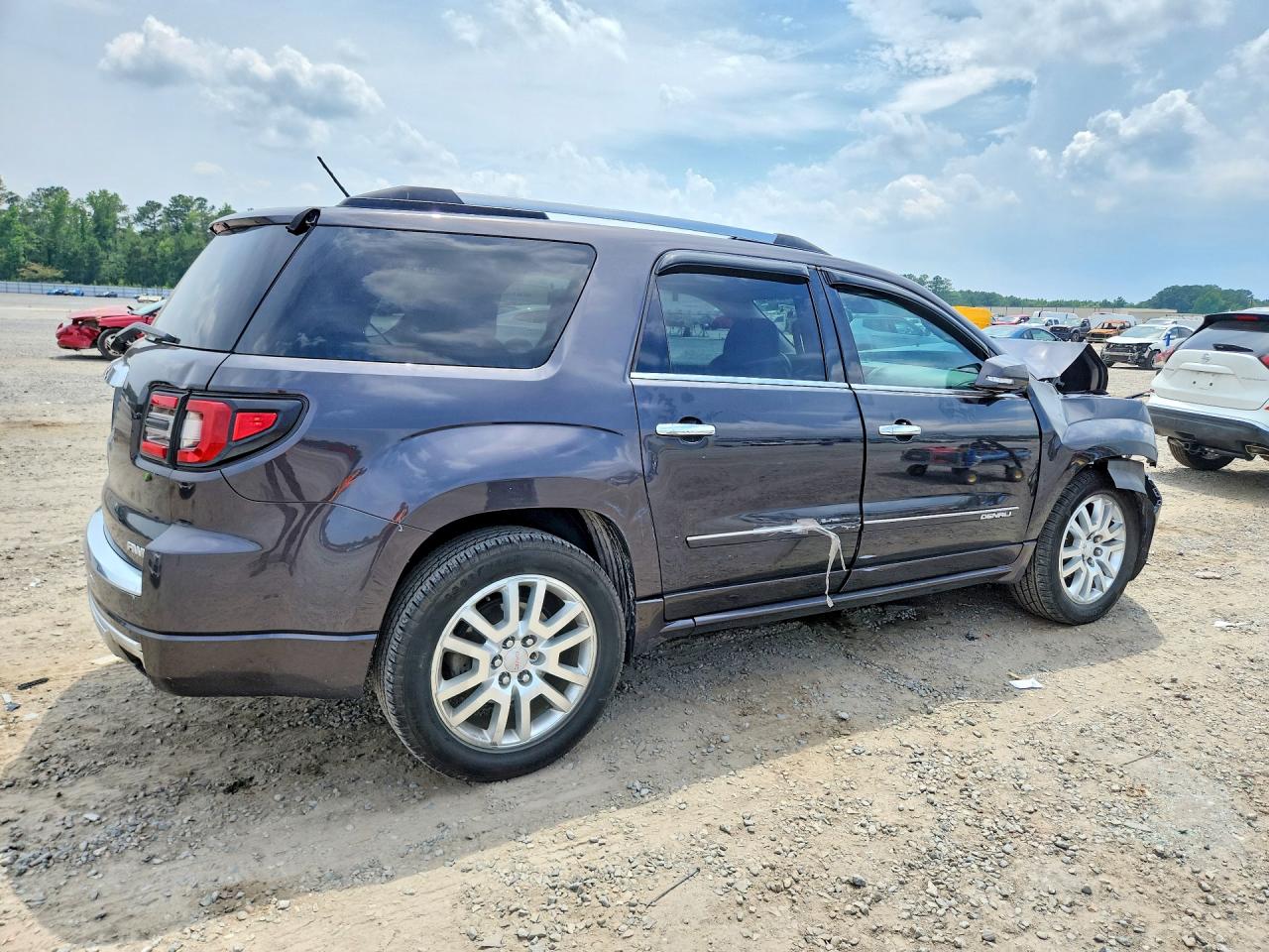 2015 Gmc Acadia Denali Purple vin: 1GKKVTKD7FJ167328