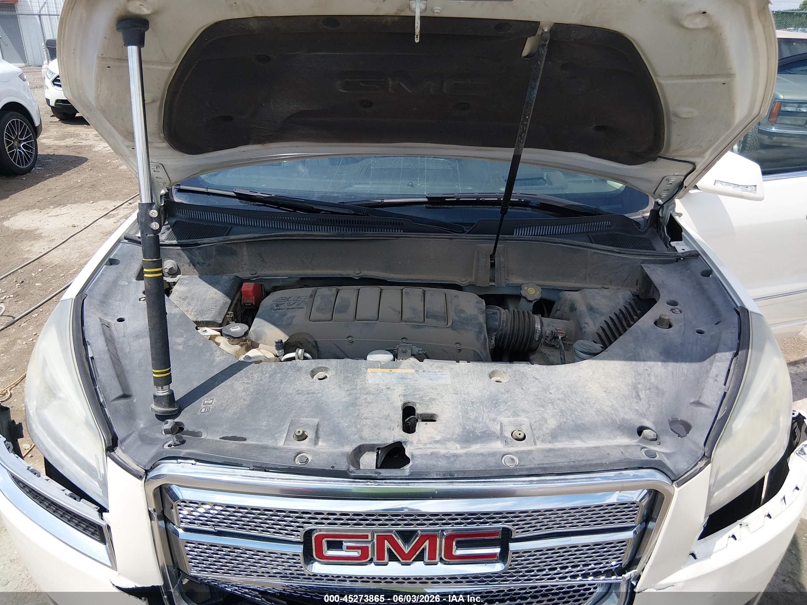 2015 Gmc Acadia Denali White vin: 1GKKVTKD8FJ134807