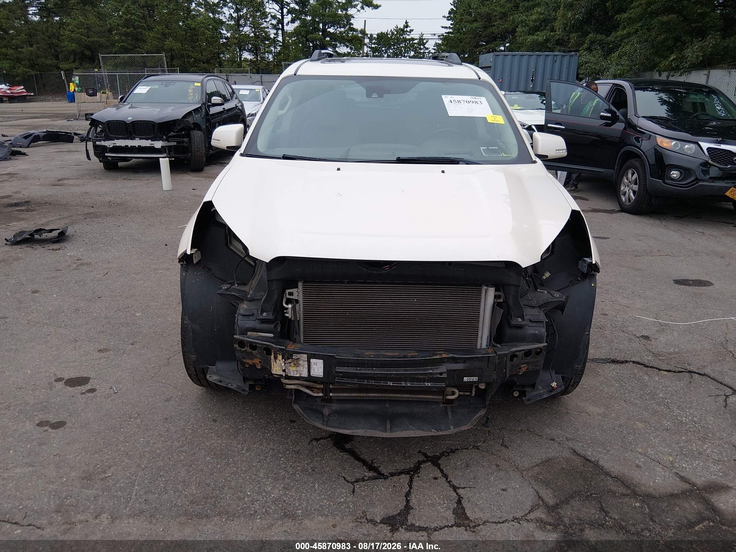 2015 Gmc Acadia Denali White vin: 1GKKVTKD8FJ257801