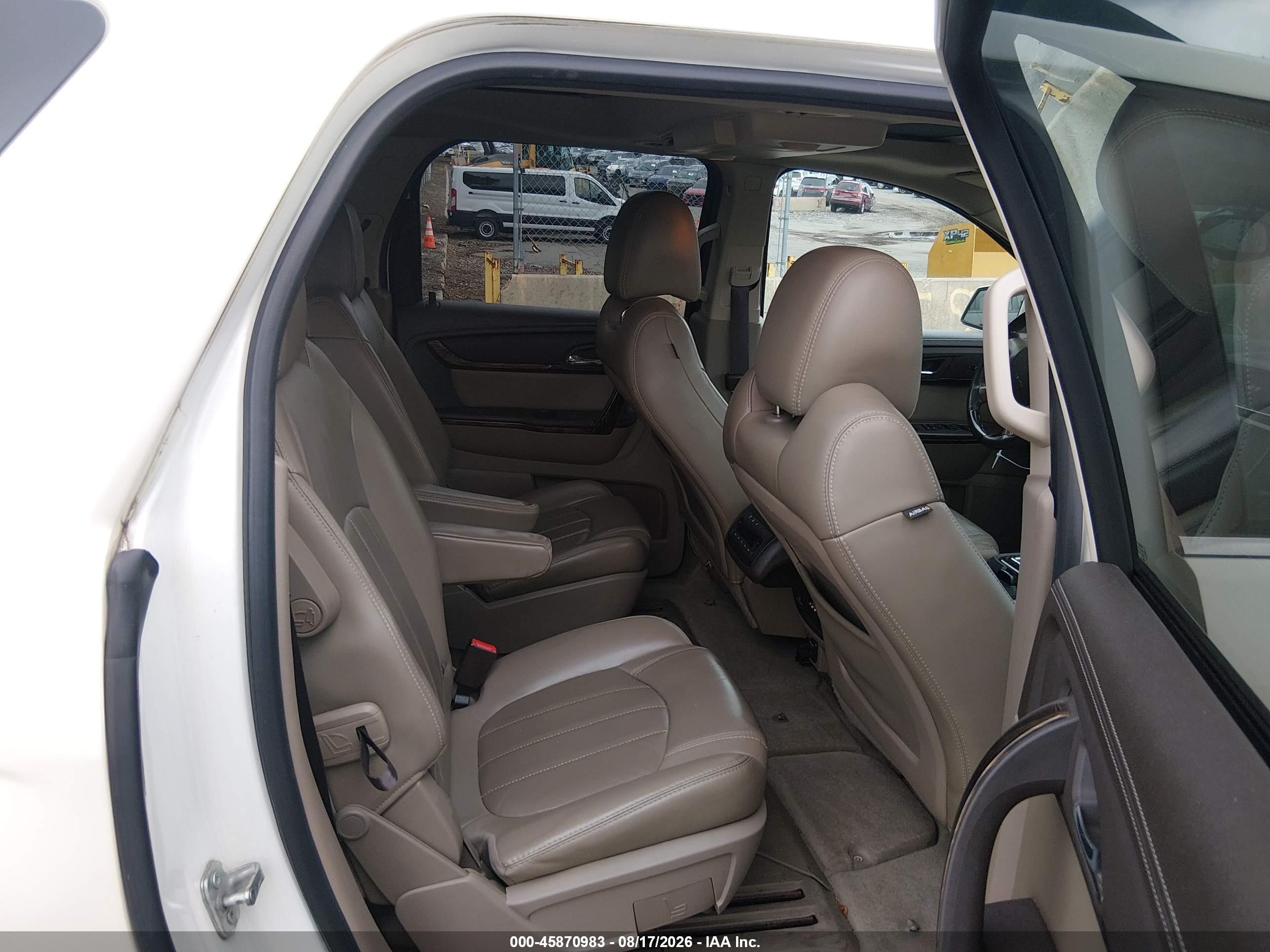 2015 Gmc Acadia Denali White vin: 1GKKVTKD8FJ257801