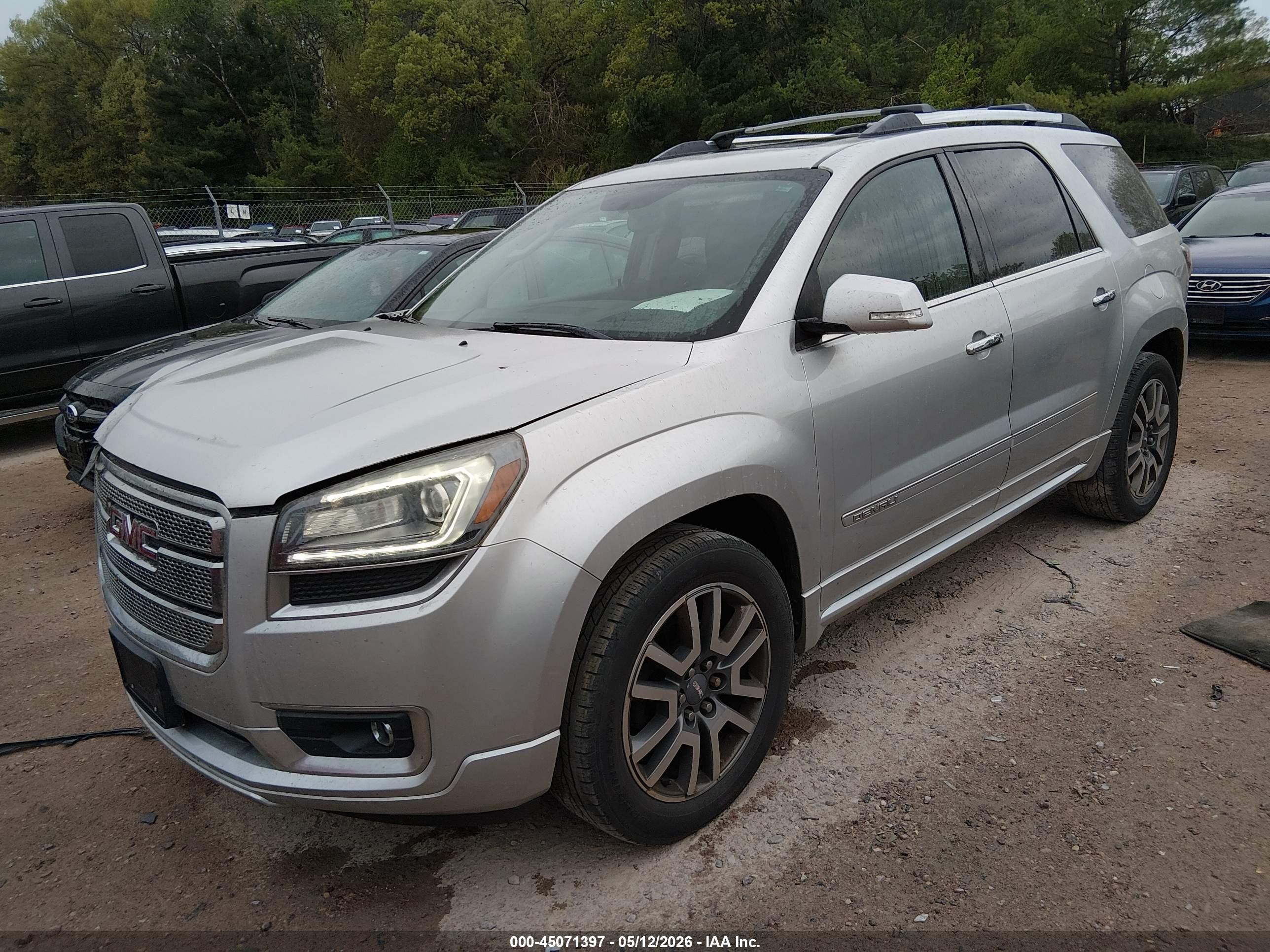 2013 Gmc Acadia Denali Silver vin: 1GKKVTKD9DJ260591
