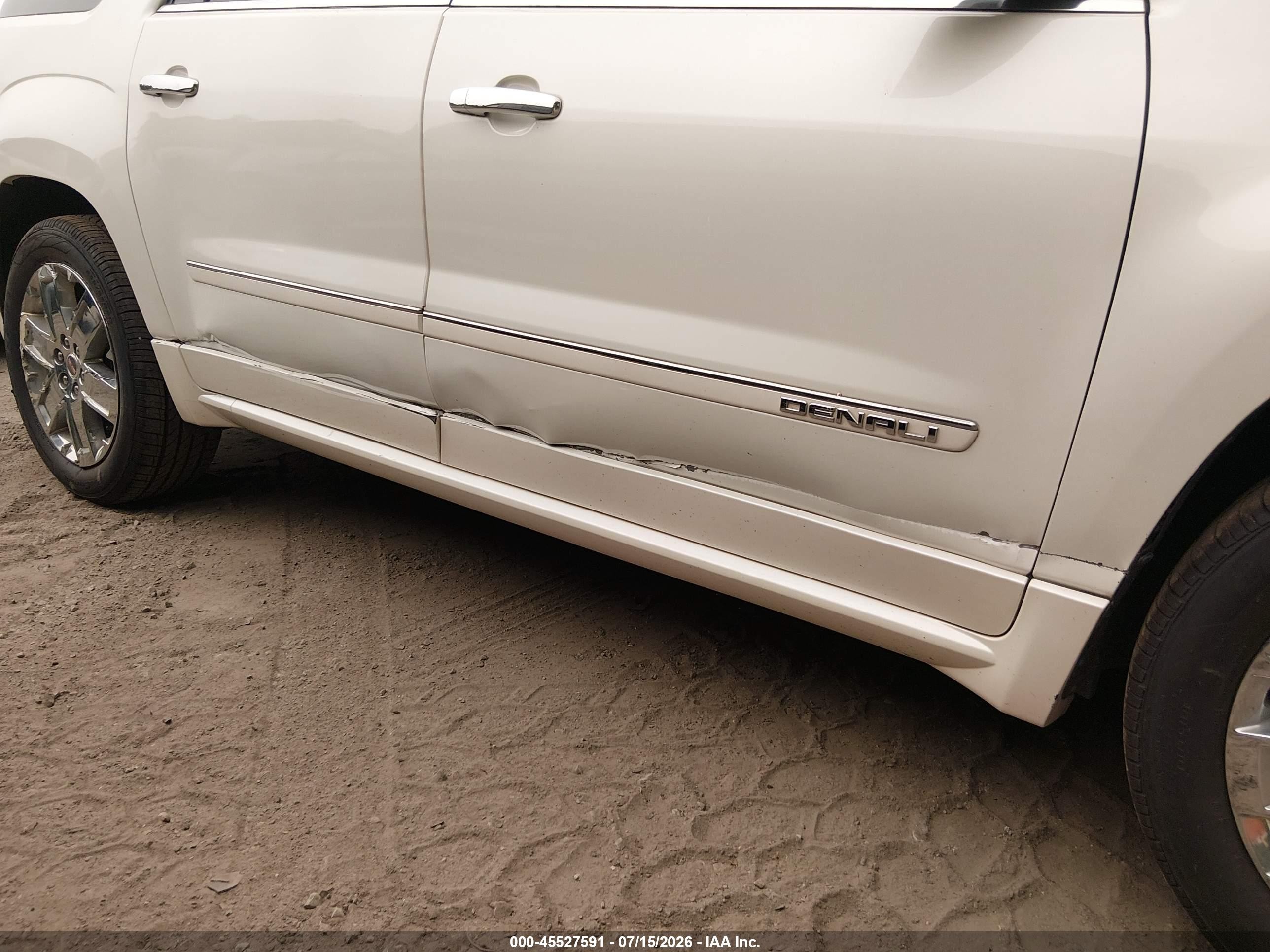 2015 Gmc Acadia Denali Белый vin: 1GKKVTKD9FJ167783