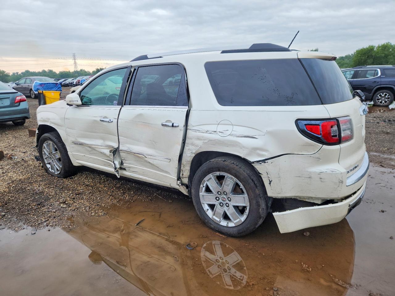 2013 Gmc Acadia Denali Белый vin: 1GKKVTKDXDJ143215