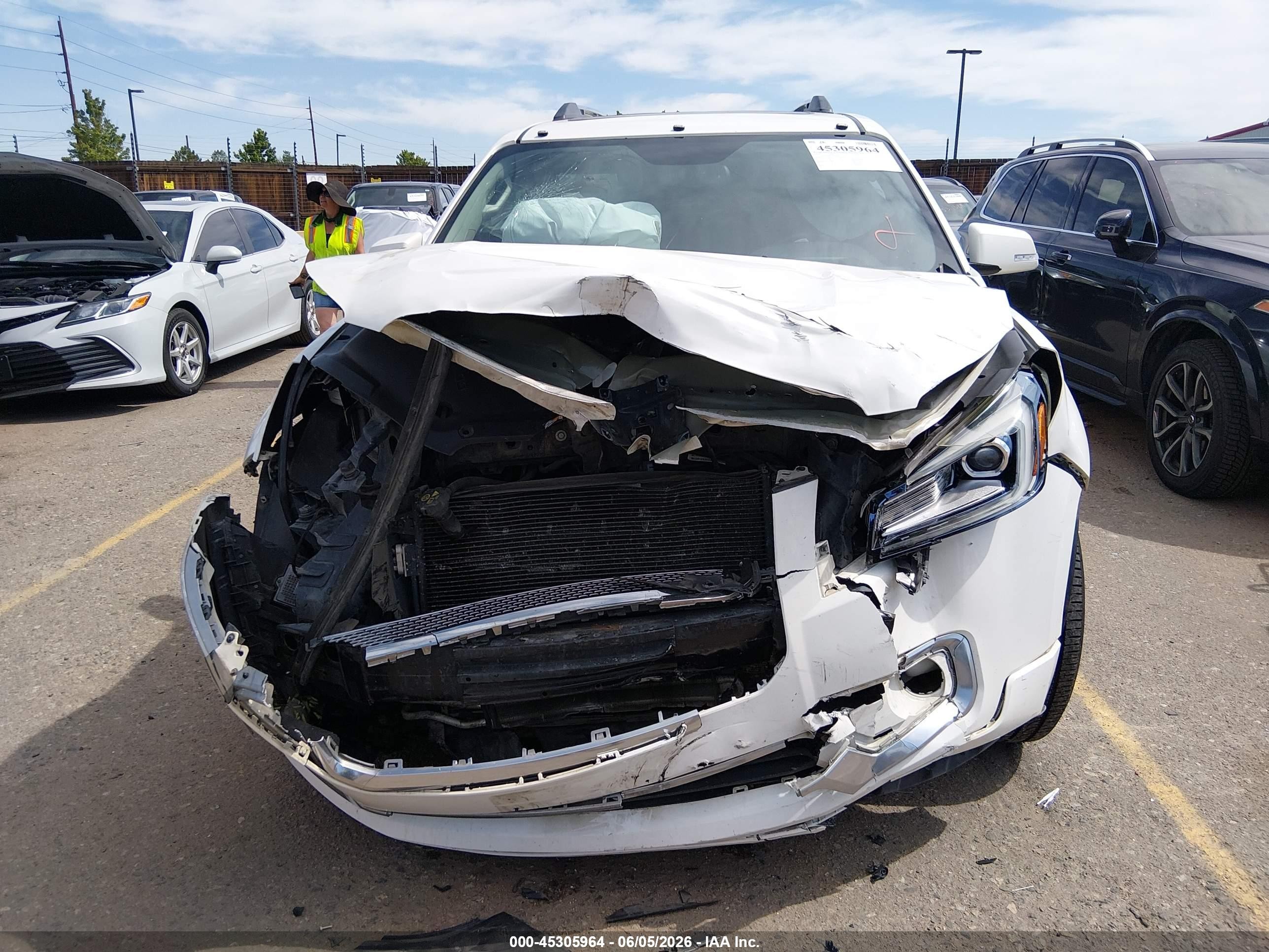 2013 Gmc Acadia Denali Белый vin: 1GKKVTKDXDJ165263