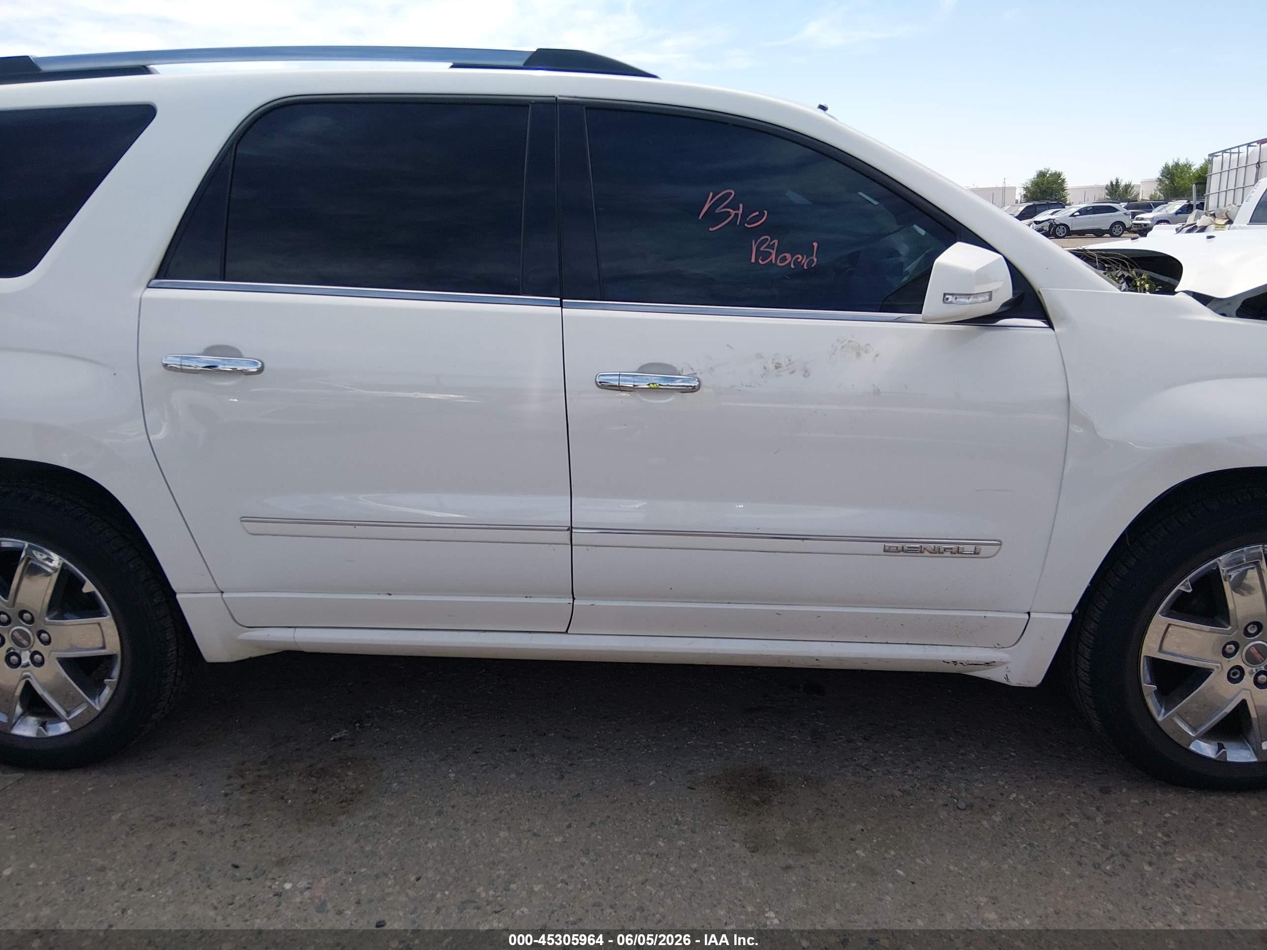 2013 Gmc Acadia Denali Белый vin: 1GKKVTKDXDJ165263