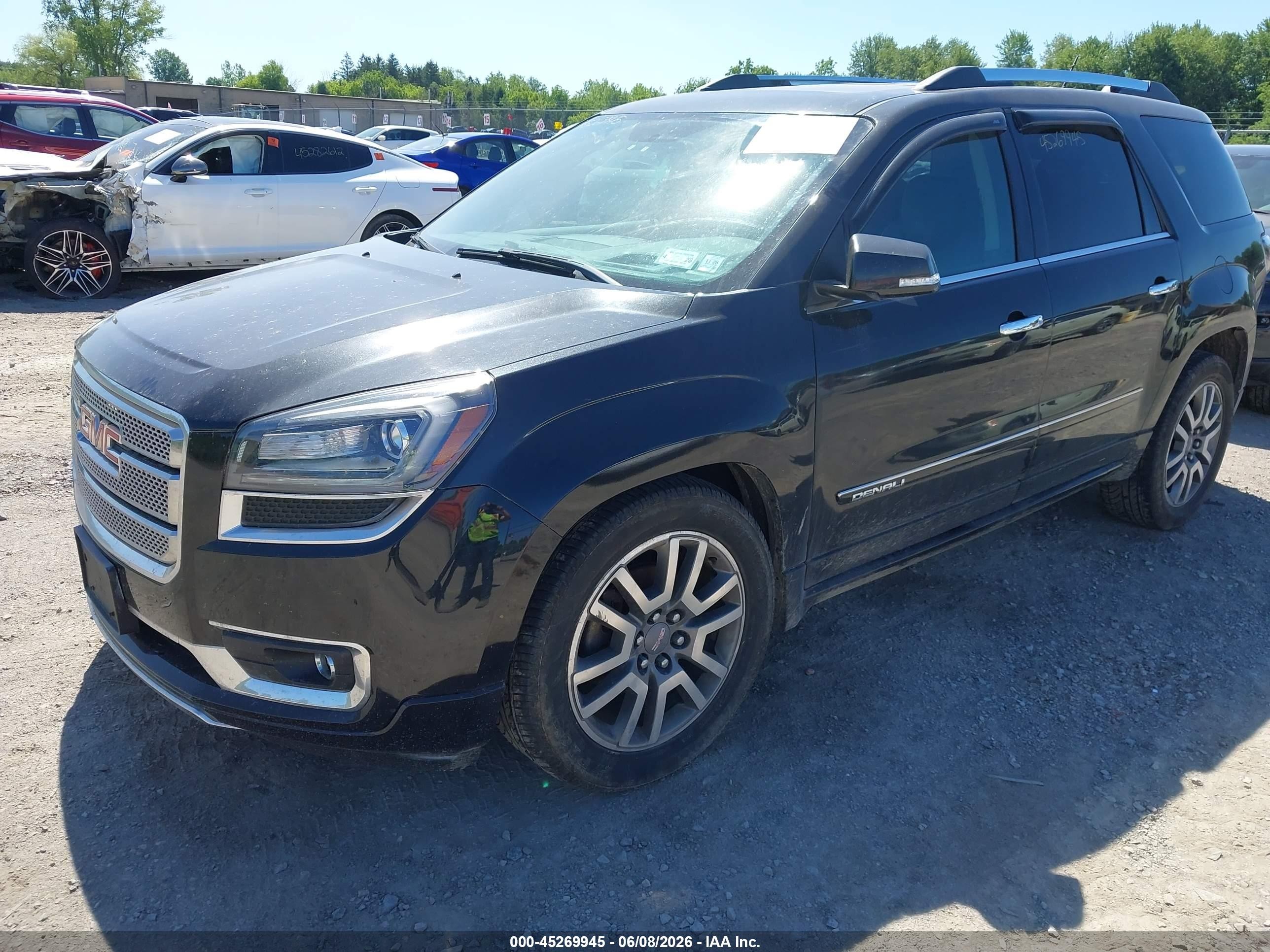 2013 Gmc Acadia Denali Black vin: 1GKKVTKDXDJ213361