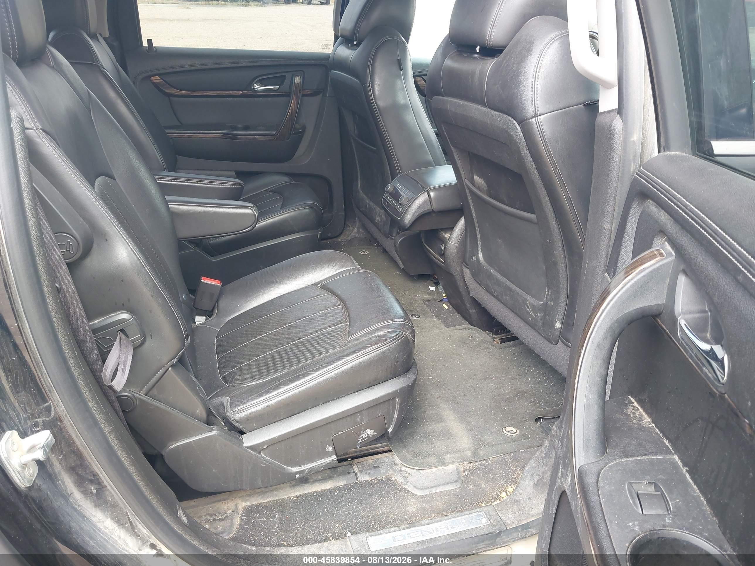 2013 Gmc Acadia Denali Black vin: 1GKKVTKDXDJ232377