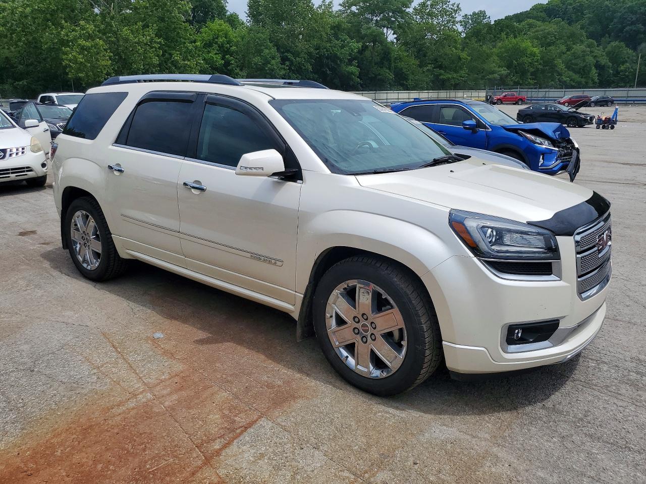 2014 Gmc Acadia Denali White vin: 1GKKVTKDXEJ160775