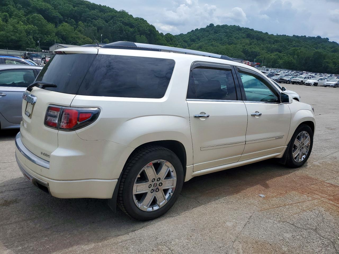 2014 Gmc Acadia Denali White vin: 1GKKVTKDXEJ160775