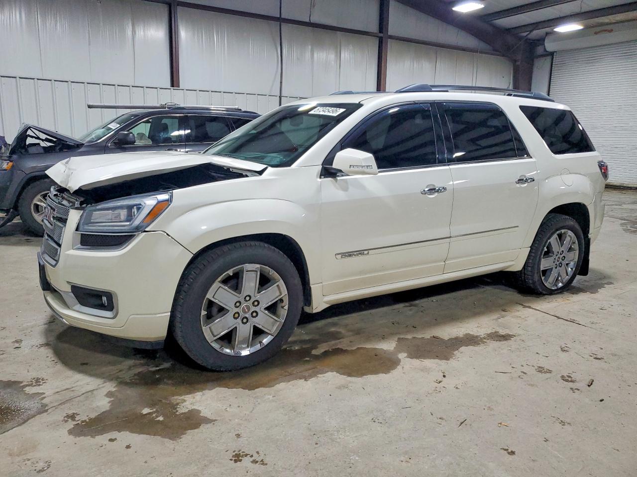 2014 Gmc Acadia Denali White vin: 1GKKVTKDXEJ180010