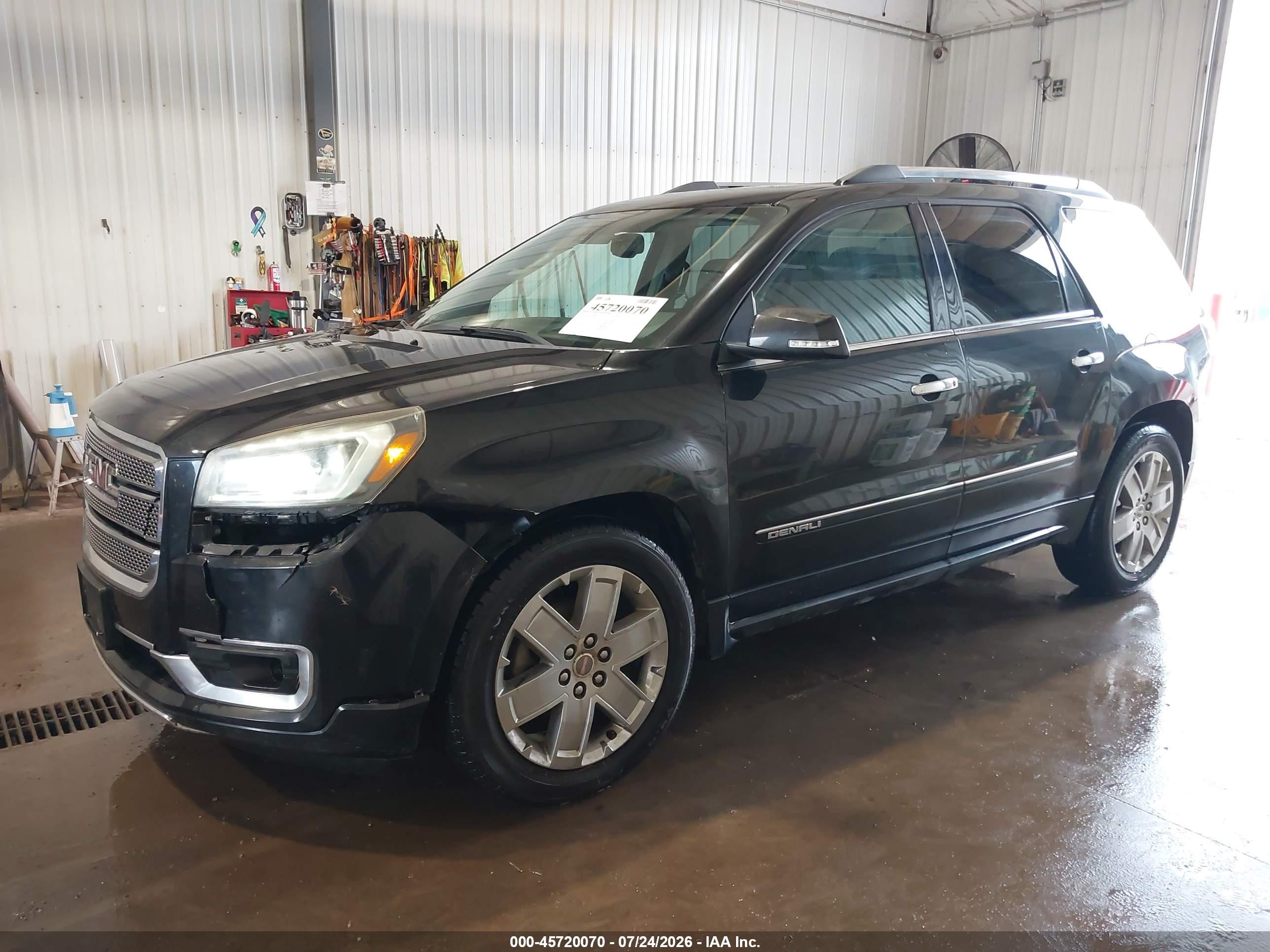 2014 Gmc Acadia Denali Black vin: 1GKKVTKDXEJ186731
