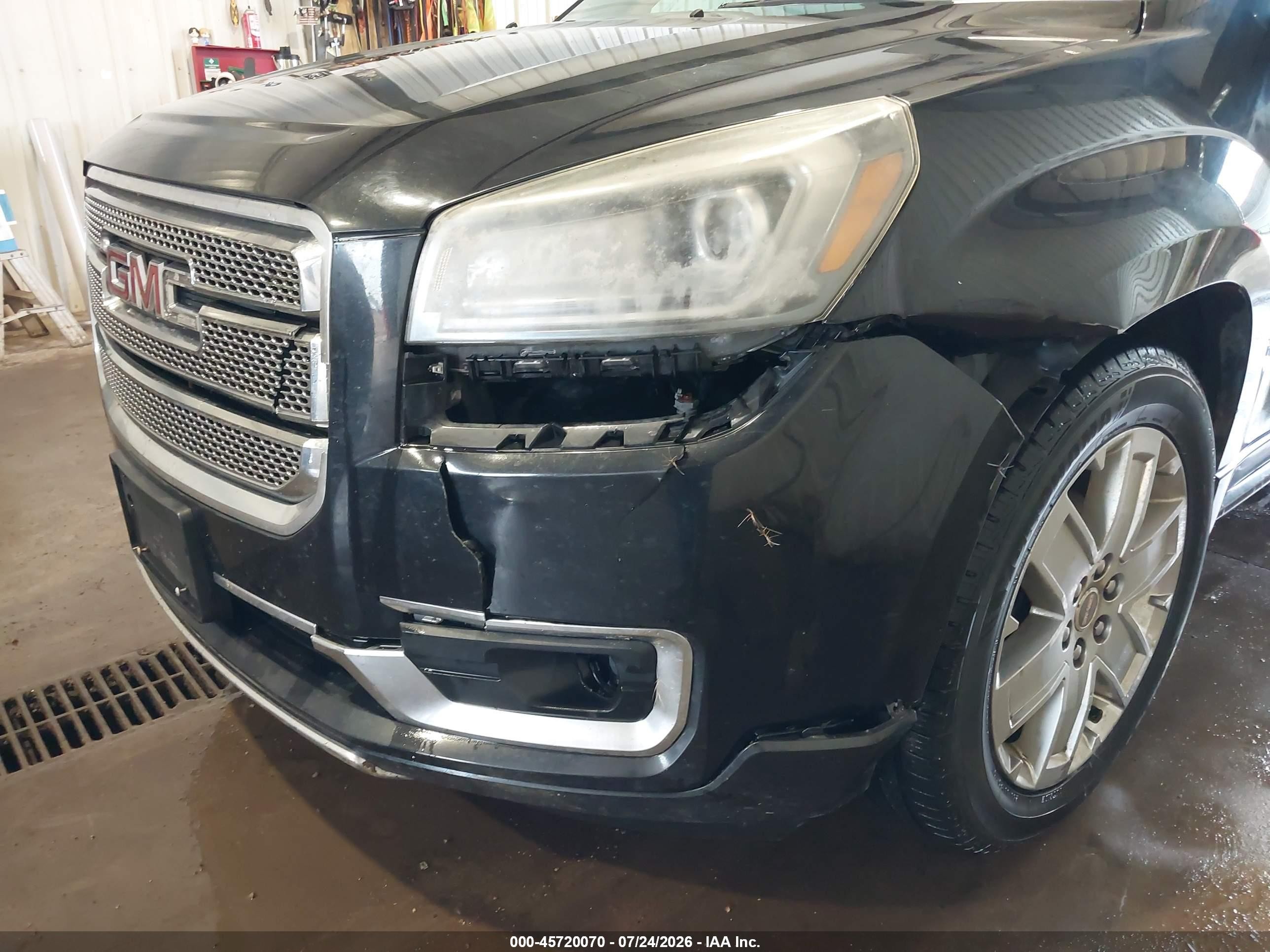 2014 Gmc Acadia Denali Black vin: 1GKKVTKDXEJ186731