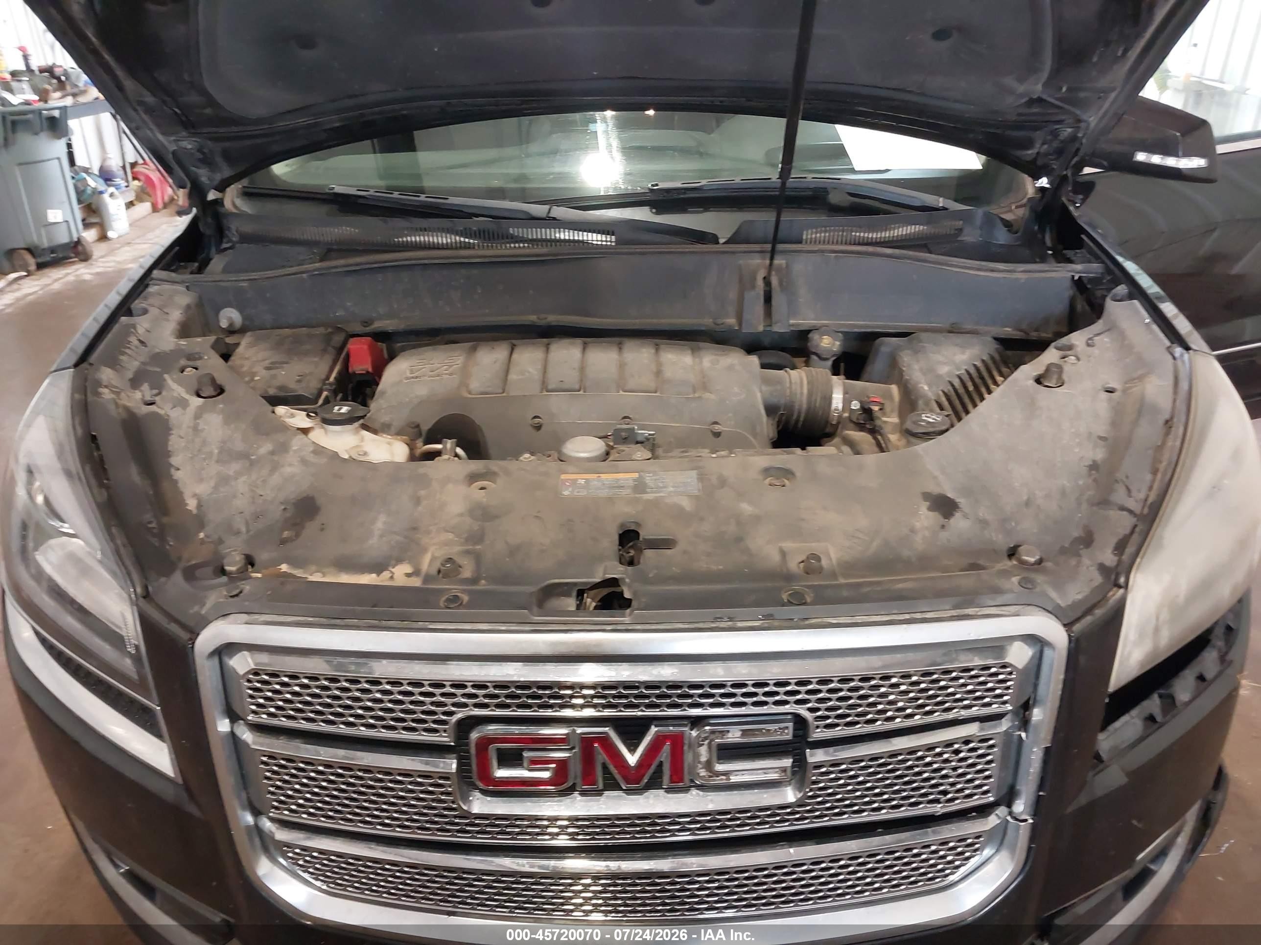 2014 Gmc Acadia Denali Black vin: 1GKKVTKDXEJ186731