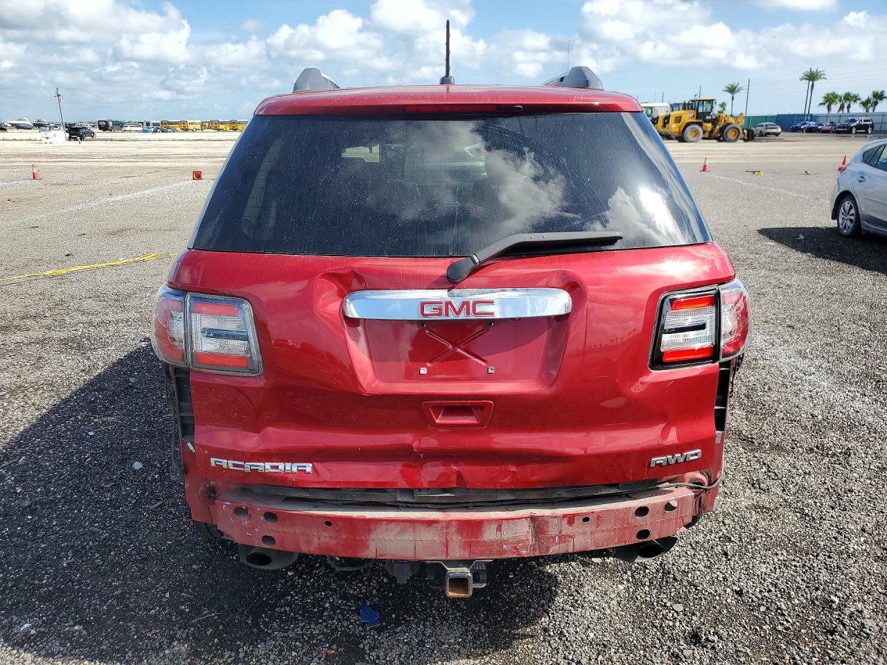 2014 Gmc Acadia Denali Red vin: 1GKKVTKDXEJ201499