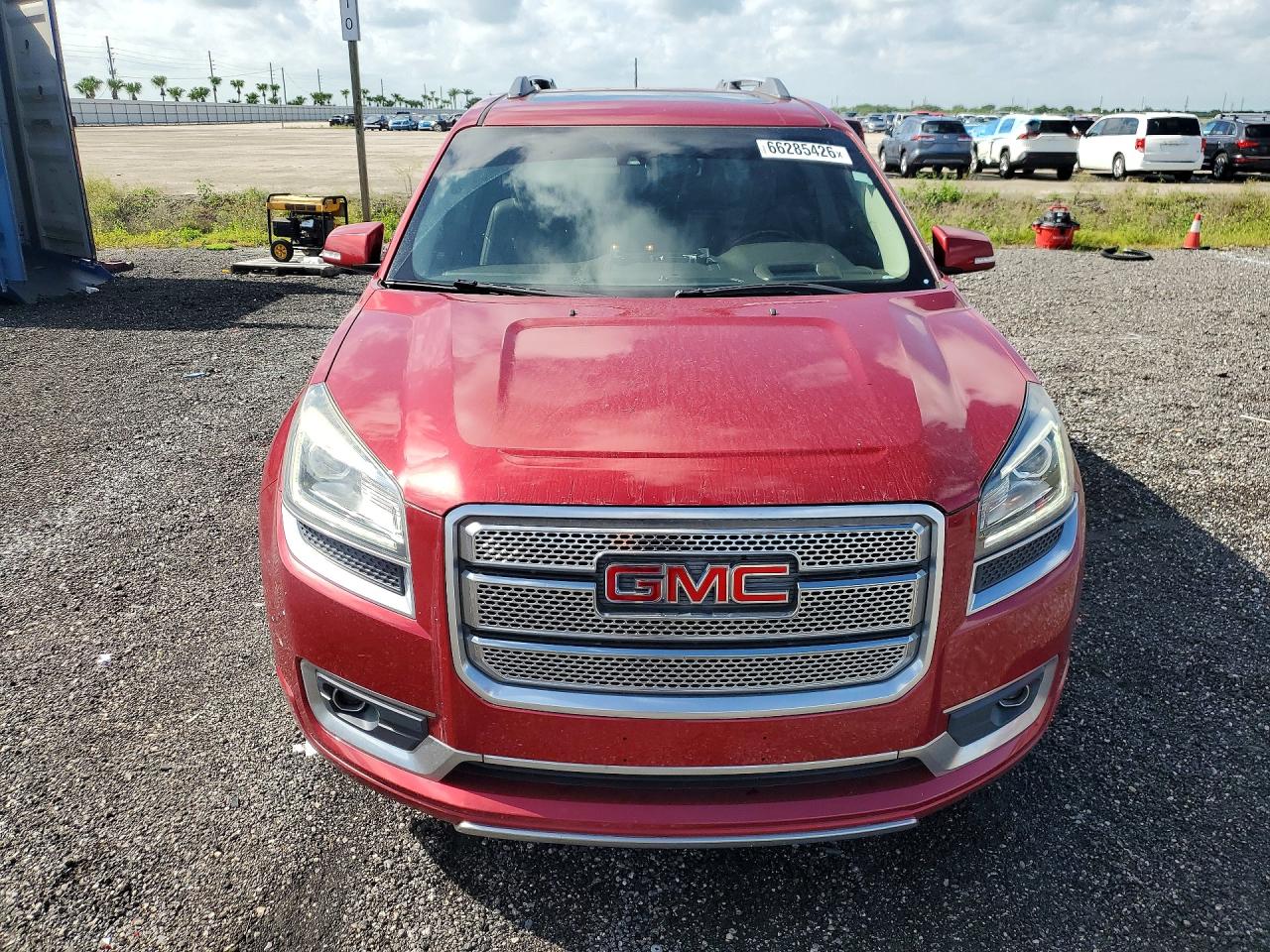 2014 Gmc Acadia Denali Red vin: 1GKKVTKDXEJ201499