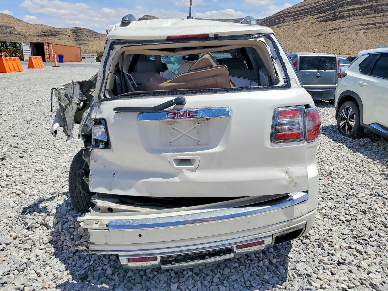 2014 Gmc Acadia Denali White vin: 1GKKVTKDXEJ264103