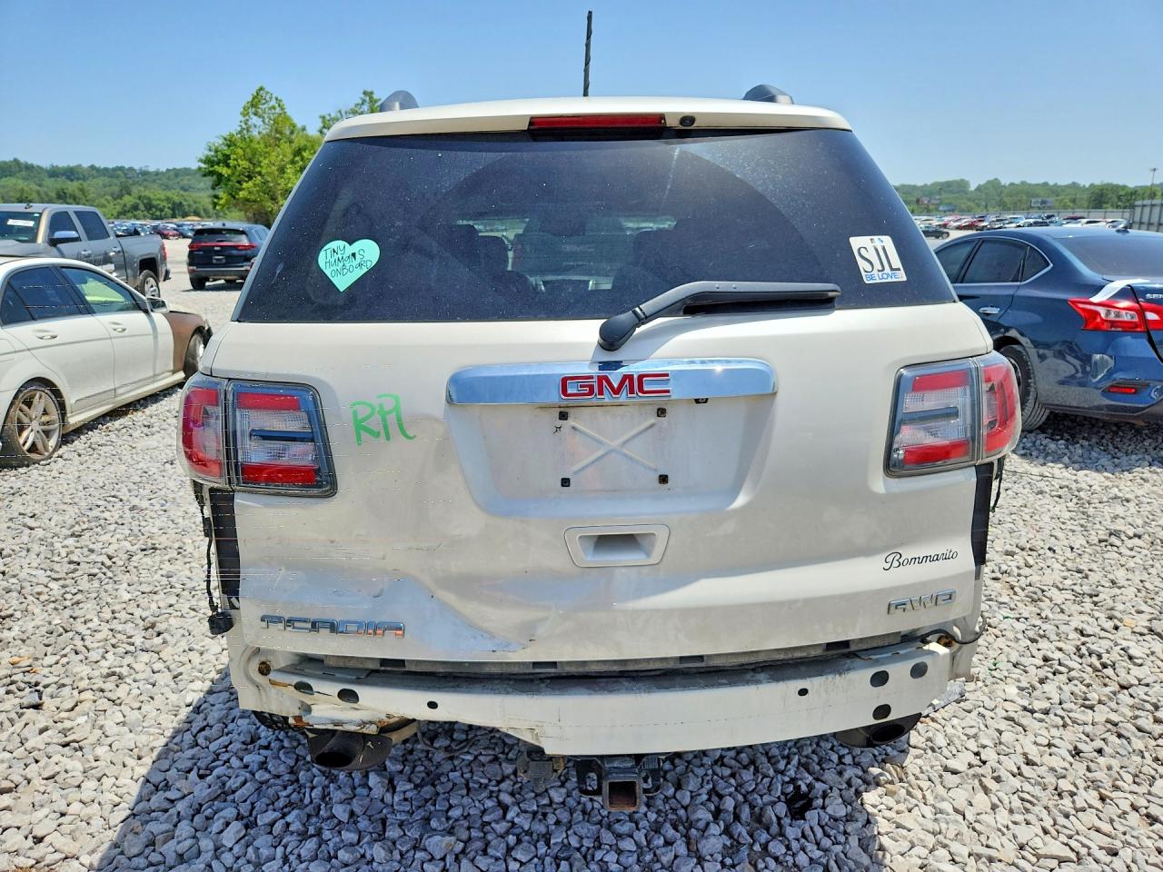 2014 Gmc Acadia Denali White vin: 1GKKVTKDXEJ362094