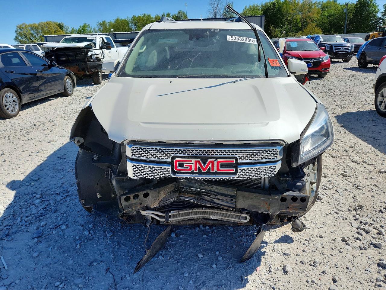 2015 Gmc Acadia Denali Beige vin: 1GKKVTKDXFJ112078
