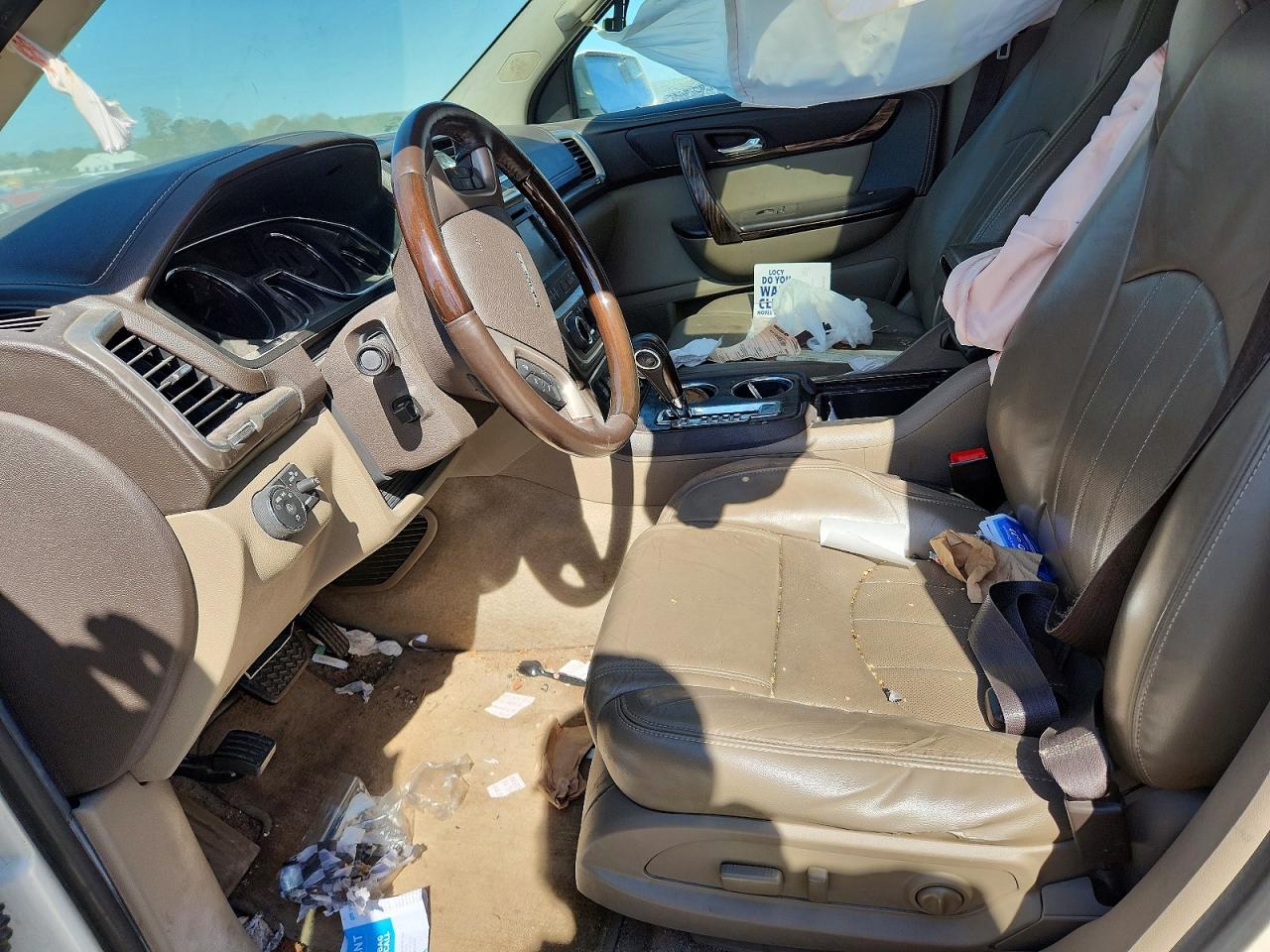 2015 Gmc Acadia Denali Beige vin: 1GKKVTKDXFJ112078